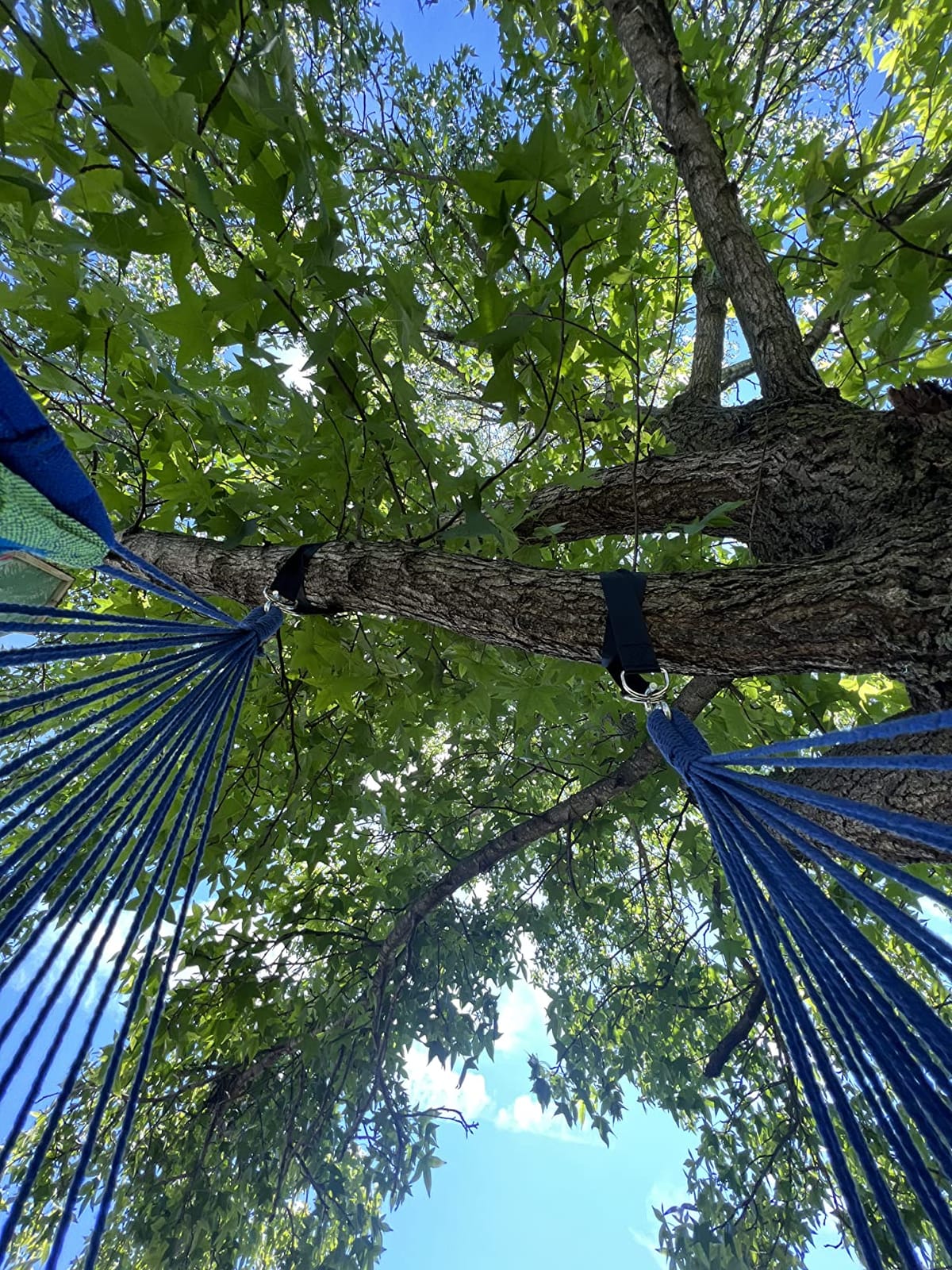 KPX Ourdoor Hanging Hammock Chair – Comfortable Tree Swing Chair Large Size 110X130cm(Without Pillows) - 330 Lbs Weight Capacity (Dark Gray) customer photo 2