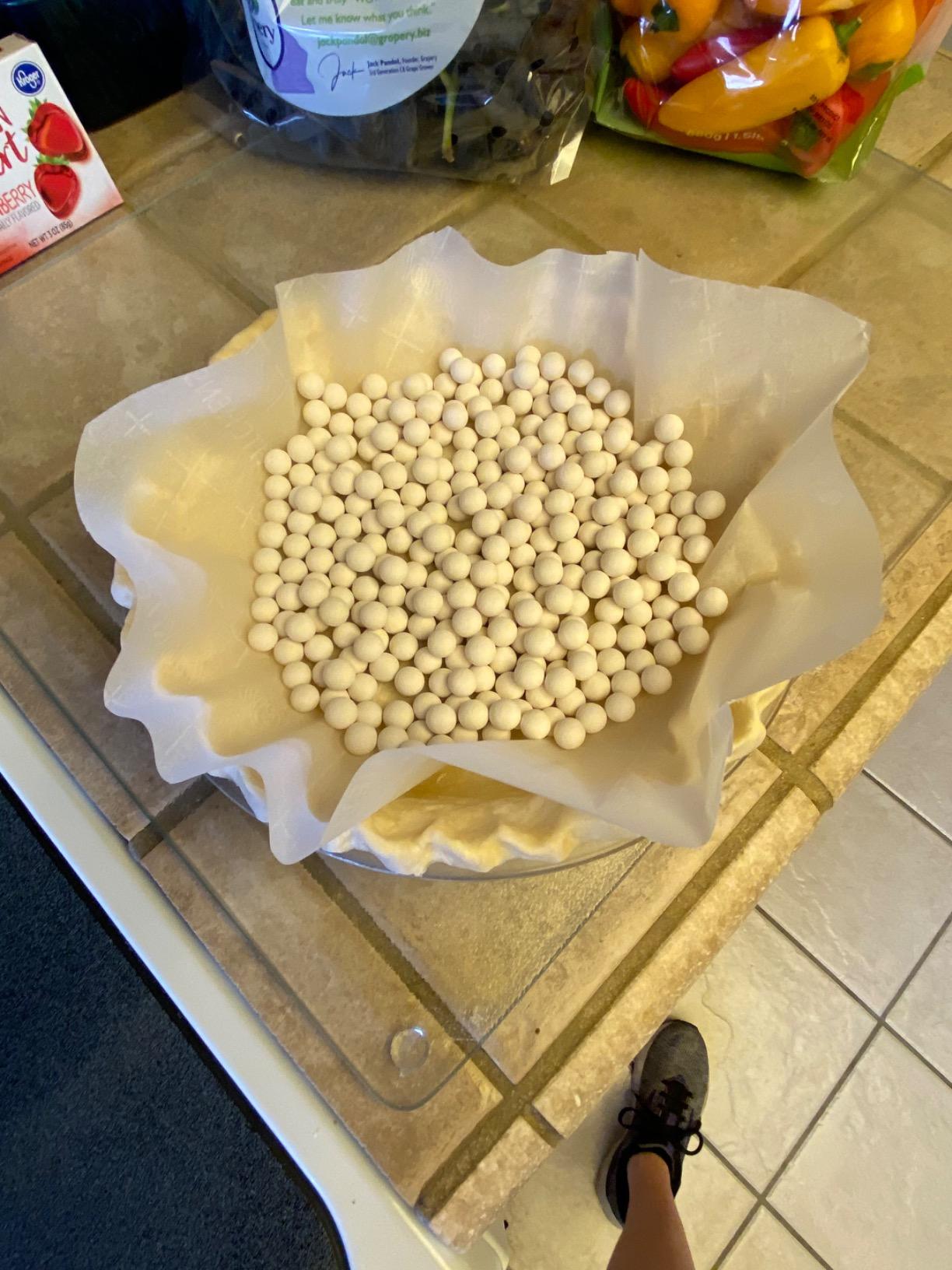 PLANTIONAL Baking Ceramic Pie Weights, Natural Stoneware For Blind Baking customer photo 1