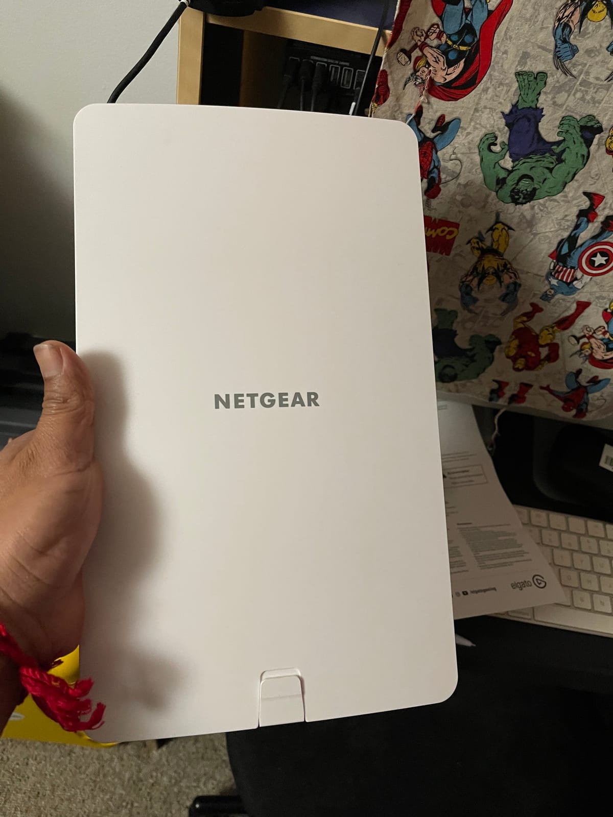NETGEAR WiFi 6 Wireless Outdoor Access Point (WAX610Y) | Dual-Band AX1800 Speed, 1 x 2.5G Ethernet PoE+ Port, 200 Devices, IP55 Weatherproof, 802.11ax, Insight Remote Management customer photo 1