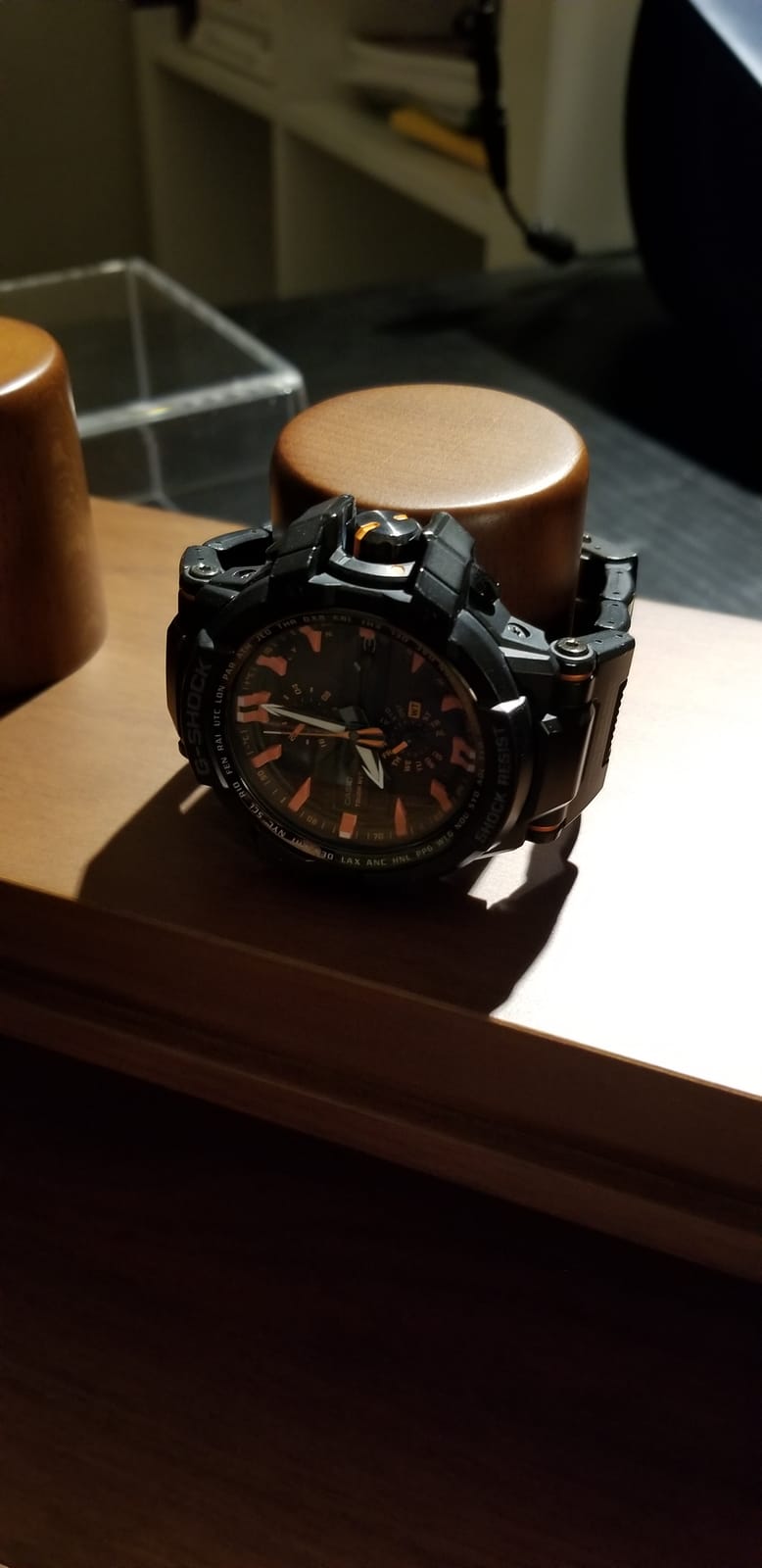 Holme & Hadfield 4 Slot Luxury Watch Display Case with Hinged Cover, Drawer customer photo 2