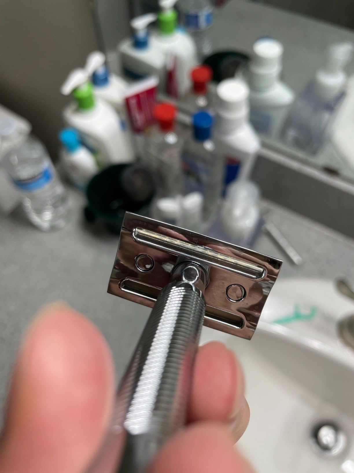 King C. Gillette Safety Razor with Chrome Plated Handle and 5 Platinum Coated Double Edge Safety Razor Blade Refills customer photo 1