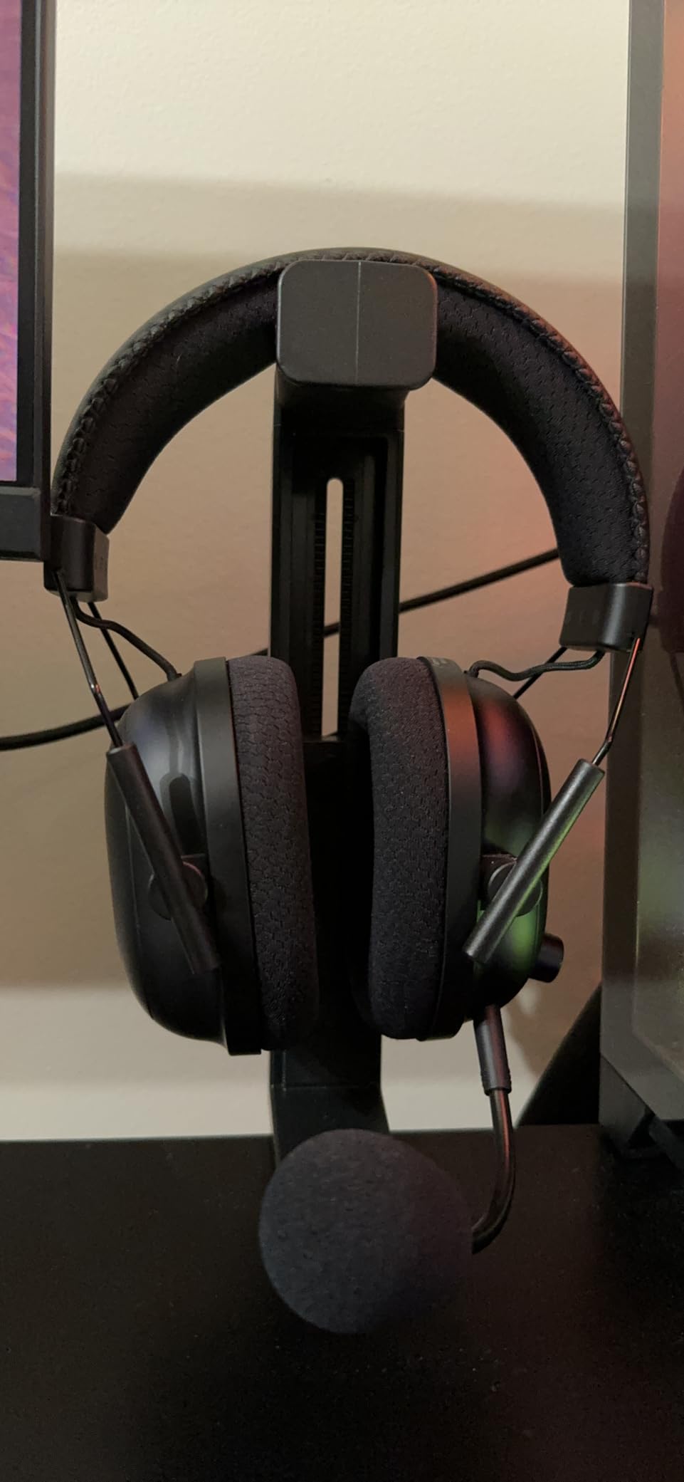 NEETTO HS906 Headphone Stand & Hanger 2 in 1, Above & Under Desk customer photo 2
