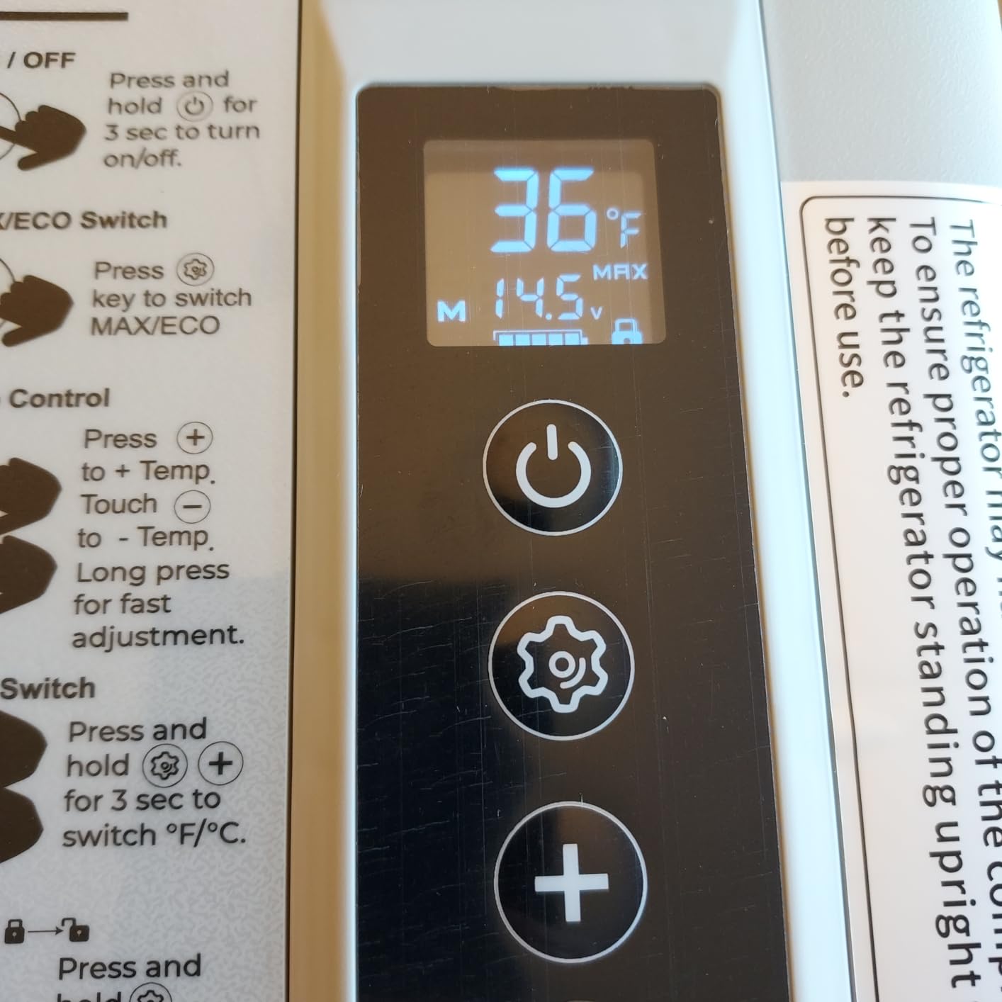 BougeRV 12V Refrigerator 23 Quart, -8℉~50℉ Portable Freezer for Car, Grey | No Ice Needed, Use as Fridge or Freezer, Fast 15-Min Cool to 32°F, 12/24V DC, 110V AC, Electric Cooler for Camping, Road Trip customer photo 2