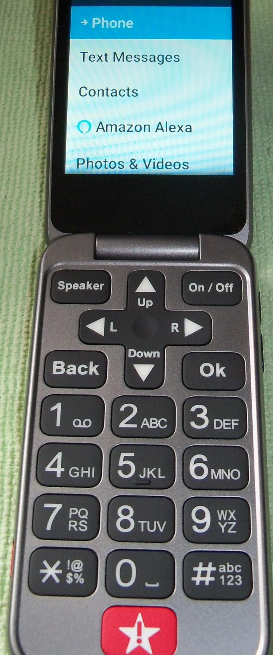 LIVELY Jitterbug Flip Cell Phone for Seniors, Flip2, Red customer photo 1