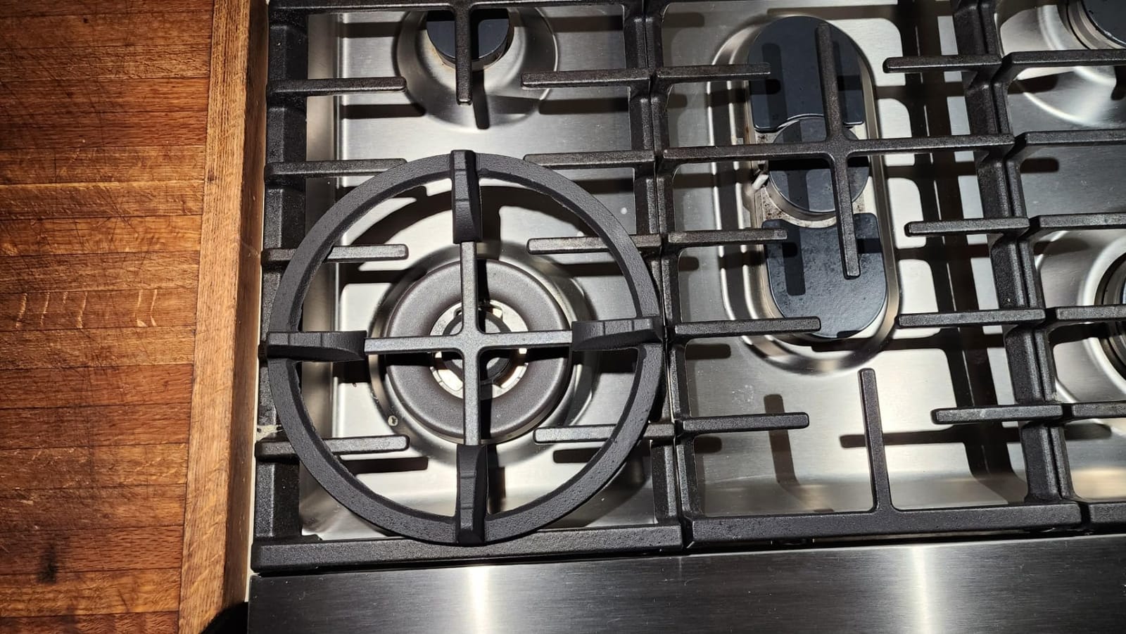 Cast Iron Wok Ring Support for Samsung, Whirlpool Gas Stove customer photo 1