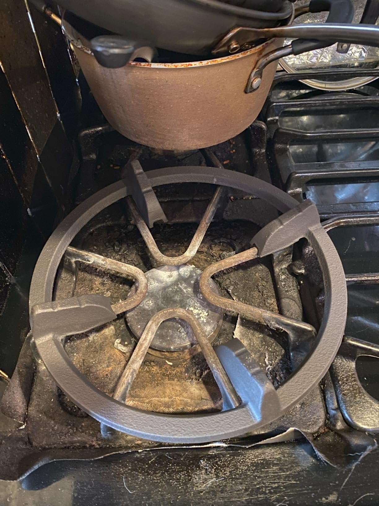 Cast Iron Wok Ring Support for Samsung, Whirlpool Gas Stove customer photo 2
