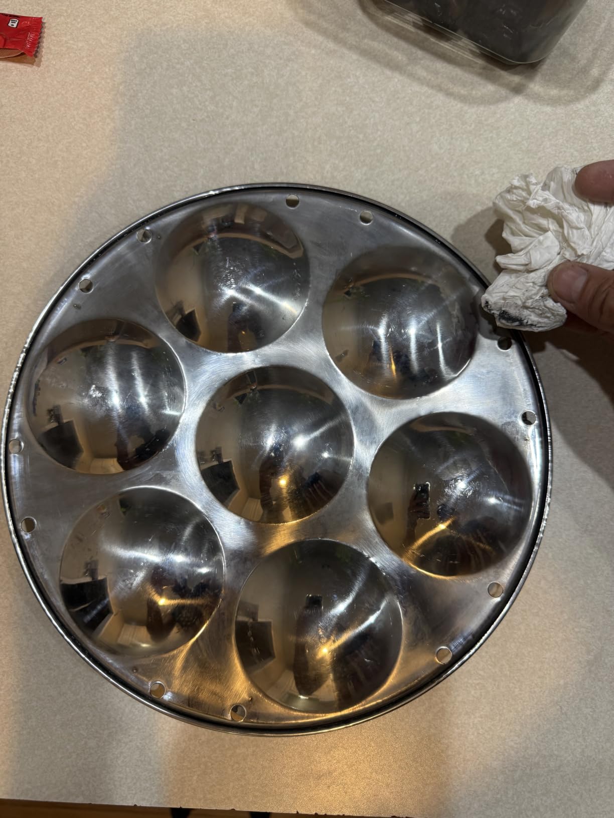 Stainless Steel Multi Kadai Idli Cooker with Copper Bottom - All-in-One Big Size Dhokla Cooker | 2 Dhokla | Momo Steamer - 285MM 100% Non-Toxic Material customer photo 2
