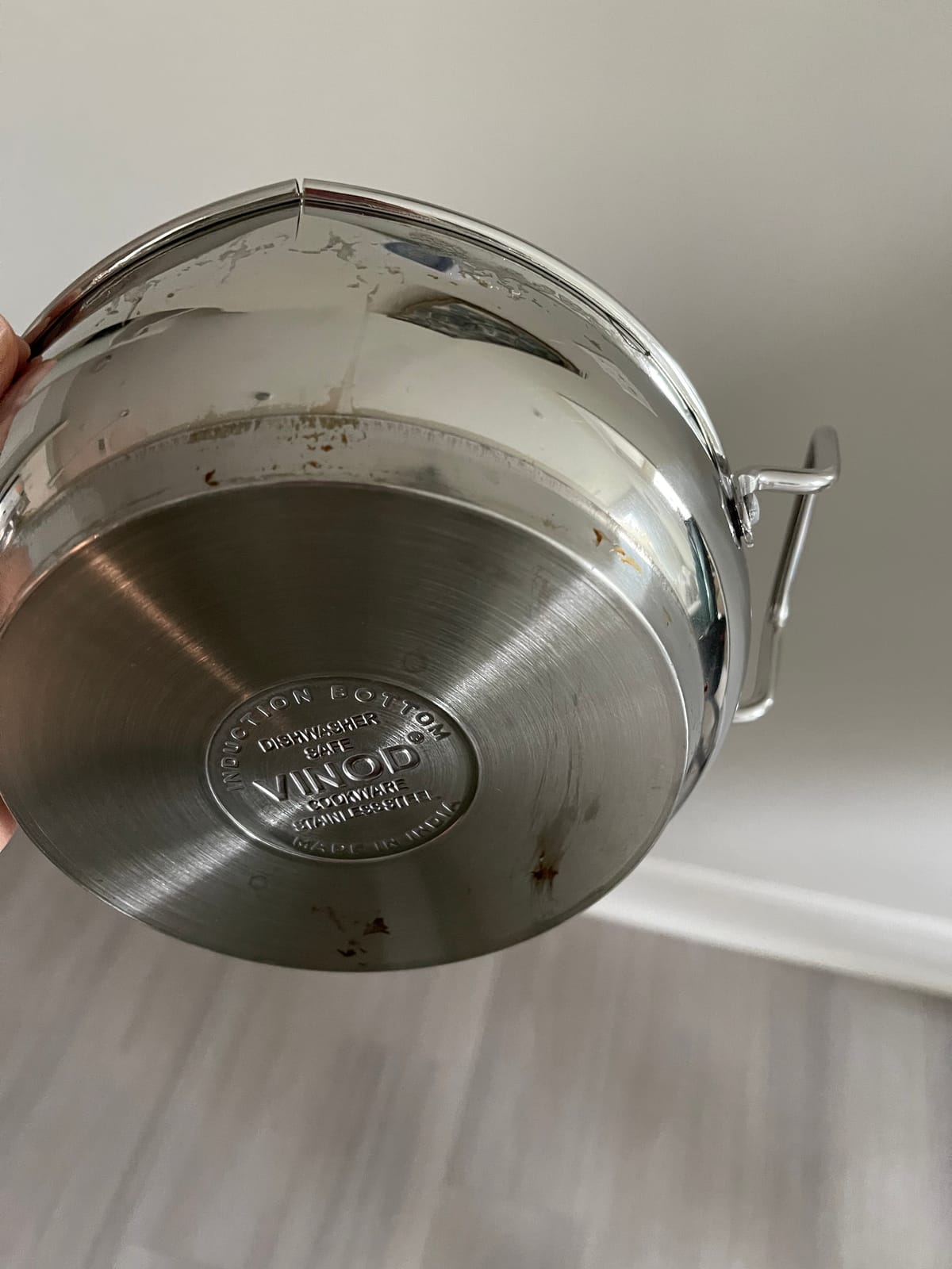 Vinod Stainless Steel Kadhai with Tempered Glass Lid, 24cm, Premium Quality customer photo 2