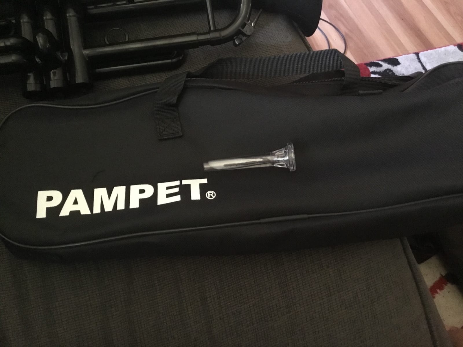 PAMPET Plastic Bb Trumpet Standard Trumpet Set for Student Beginner Black customer photo 2
