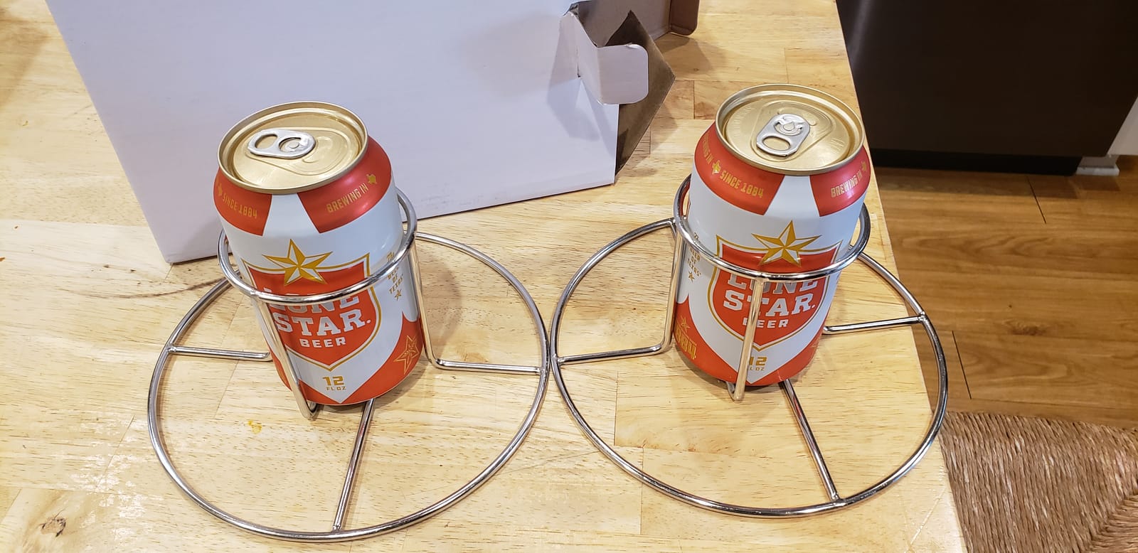 Beer Can Chicken Holder -2 pcs for Grill Oven Smoker Sturdy Stainless Steel Beer Butt Chicken Holder for Whole Chicken Roaster Easy to Use and Clean Chicken Rack for Tender and Juicy Chicken Turkey customer photo 2