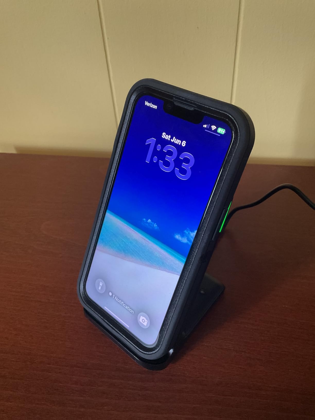 INIU Wireless Charger, 15W Fast Wireless Charging Phone Station with LED customer photo 2