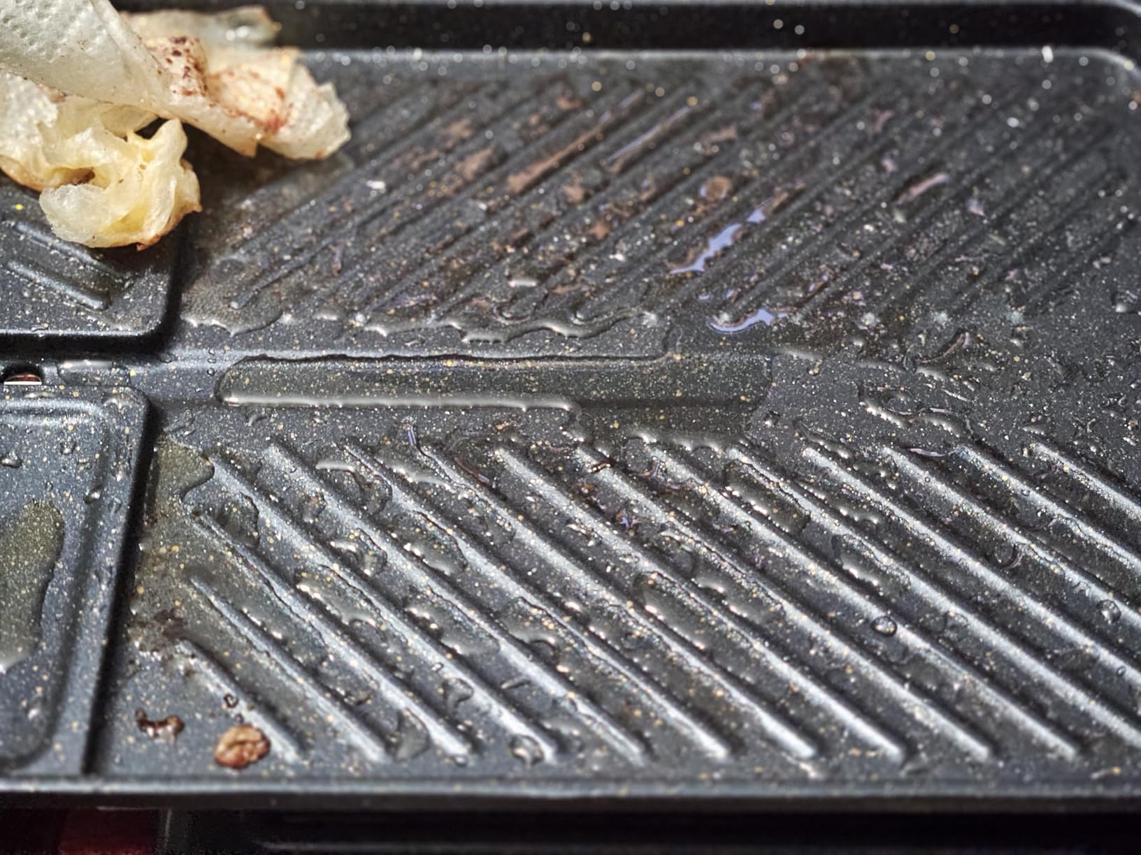 Korean-Style Non-Stick Smokeless Rectangular Grill Pan Baking Tray Barbecue Plate for Indoor Outdoor BBQ customer photo 1