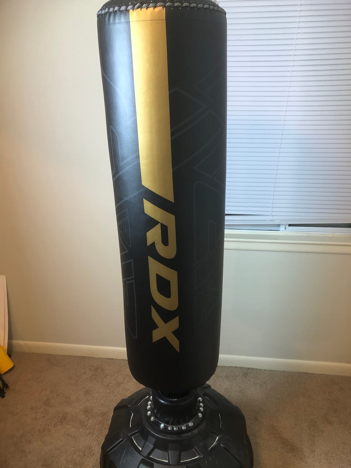 RDX XXL 330LBS Freestanding Punching Bag with Cover & Gloves – 72” Adult Heavy Pedestal Punch Bag Set - 17 Suction Cup 8 Extended Legs Stand Base - Kick Boxing MMA Home Gym Fitness customer photo 1