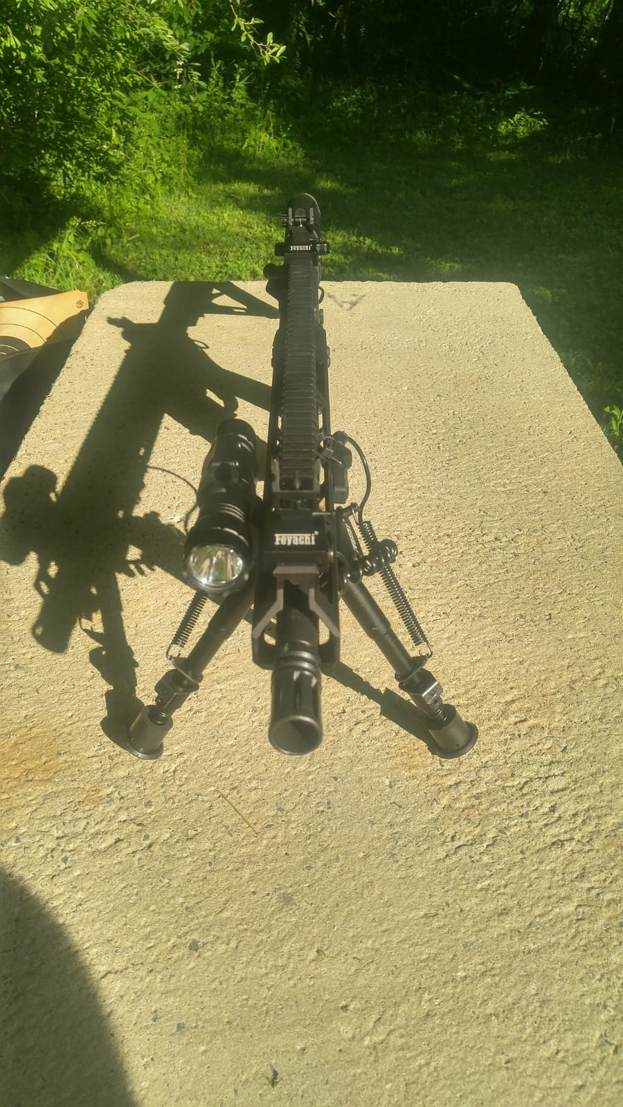 Feyachi B13 Tactical M Lock Bipod 6-9 Inch Lightweight Rifle Bipod Directly Attach to M Lock System for Hunting and Shooting customer photo 1