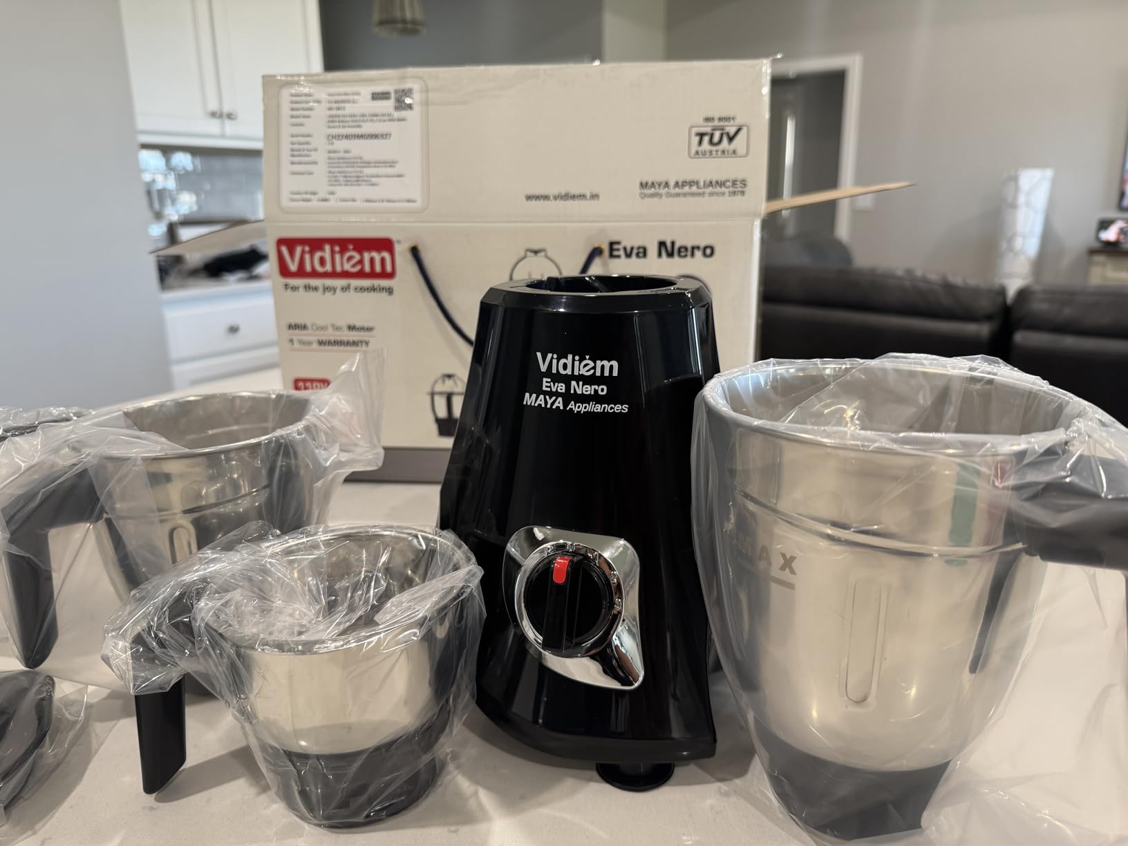 Vidiem Eva Nero Mixer Grinder 650 watts - 110V customer photo 1