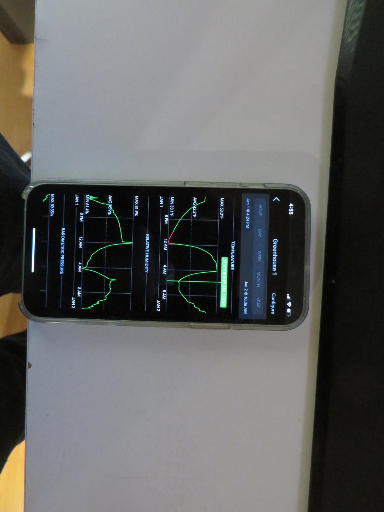SensorPush HTP.xw Temperature, Humidity & Barometric Pressure, Bluetooth customer photo 1