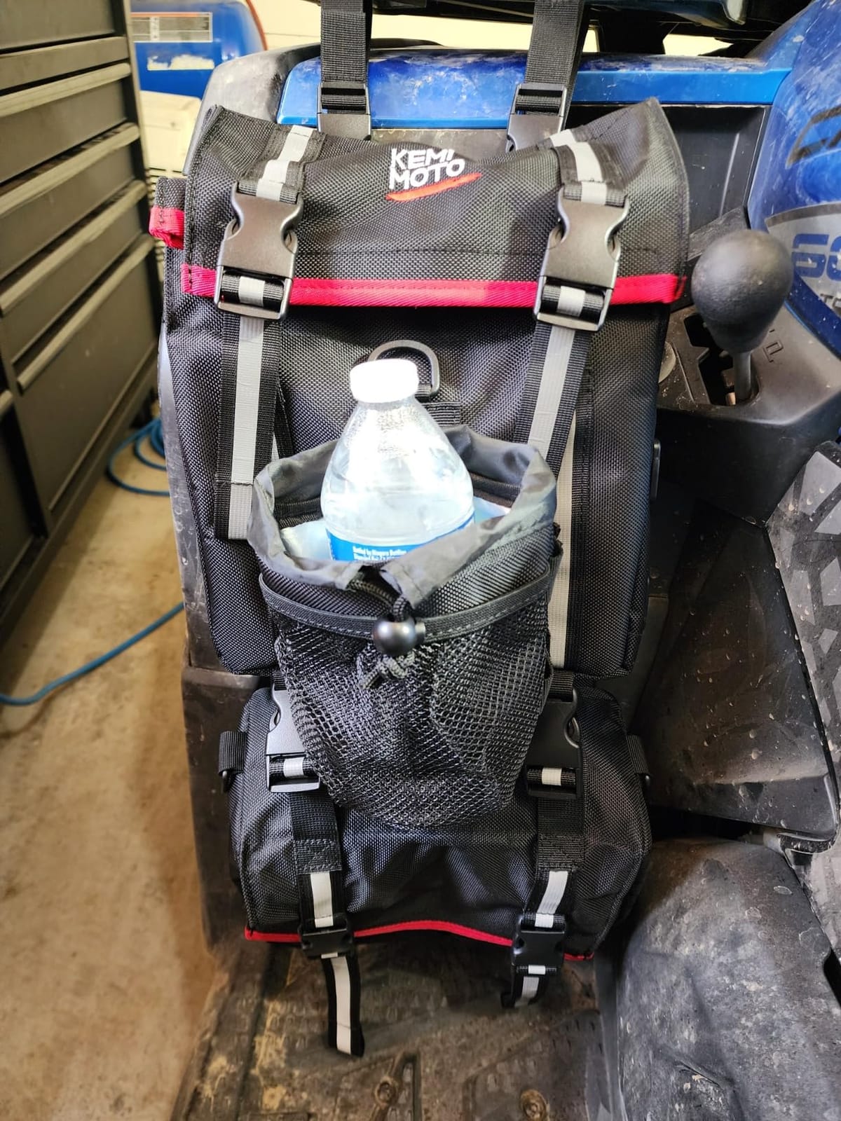 KEMIMOTO ATV Fender Bag Water-resistance Bags With Drink Holder Black customer photo 2