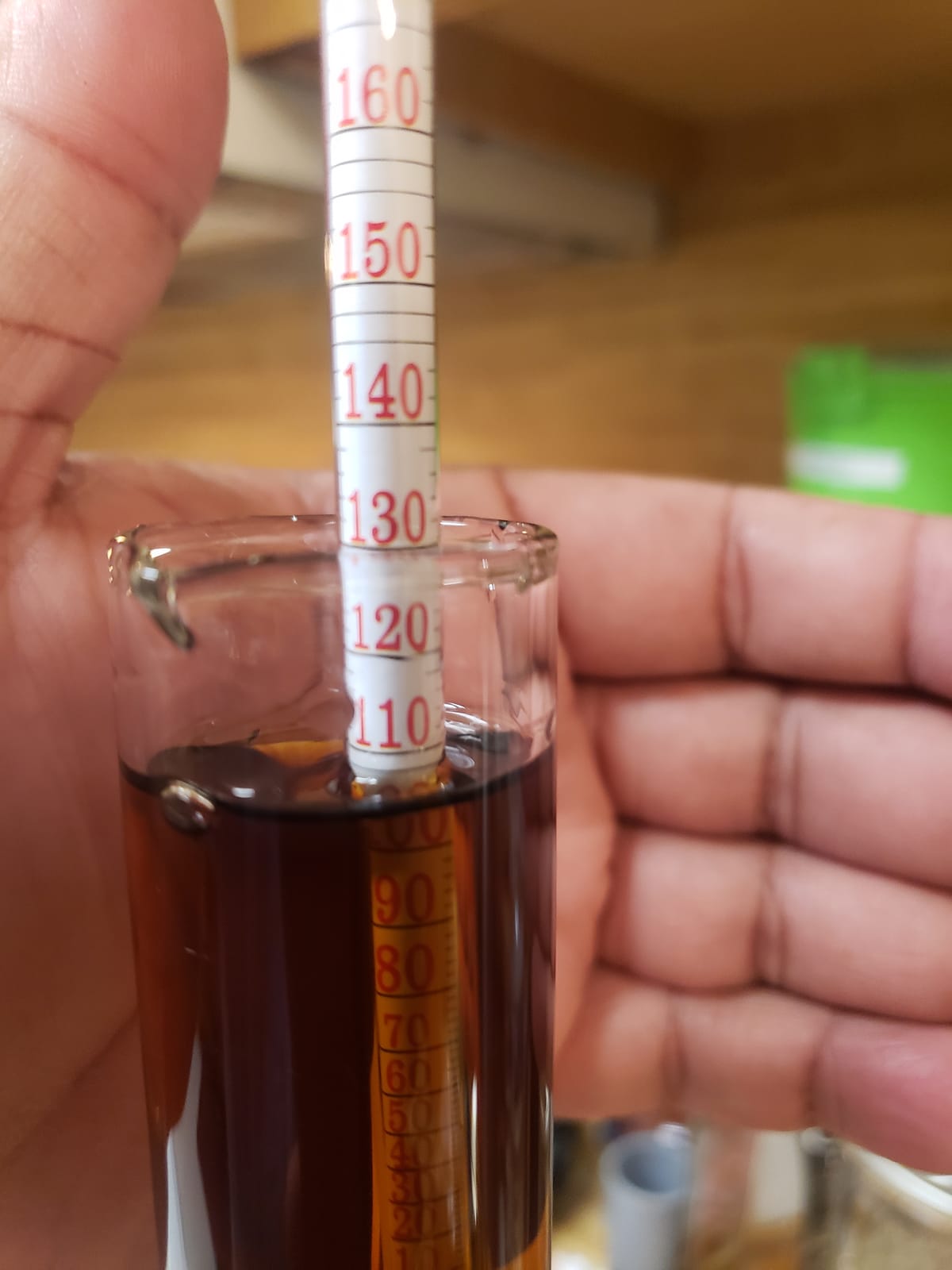 Circrane 0-200 Proof & Tralle Alcohol Hydrometer with Glass Test Jar Kit, Accurate Tester & Glass Cylinder for Liquor, Distilling Moonshine Alcoholmeter Set customer photo 2