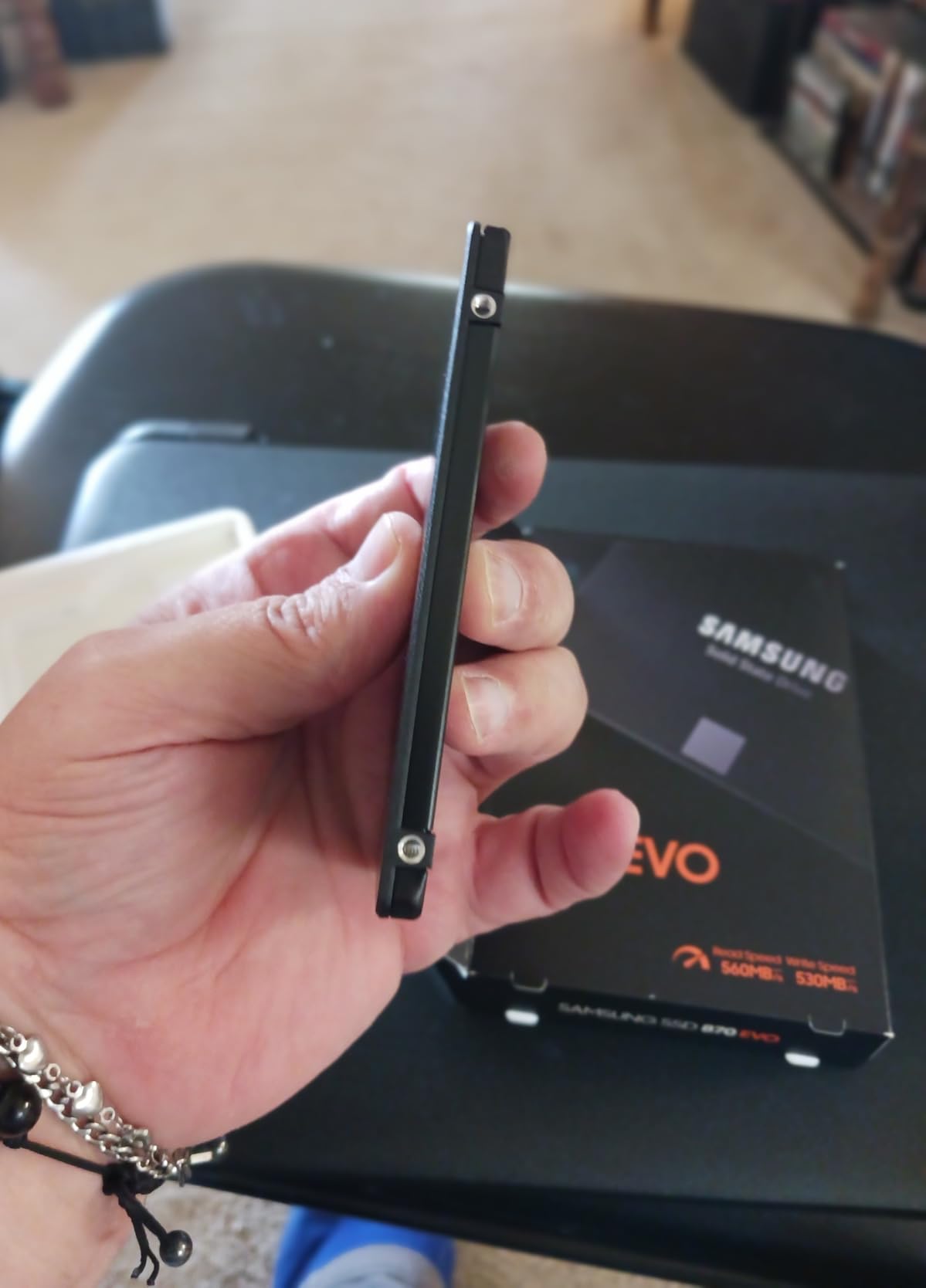 SAMSUNG 870 EVO SATA SSD 500GB 2.5” Internal Solid State Drive, Upgrade PC or Laptop Memory and Storage for IT Pros, Creators, Everyday Users, MZ-77E500B/AM, Black customer photo 1