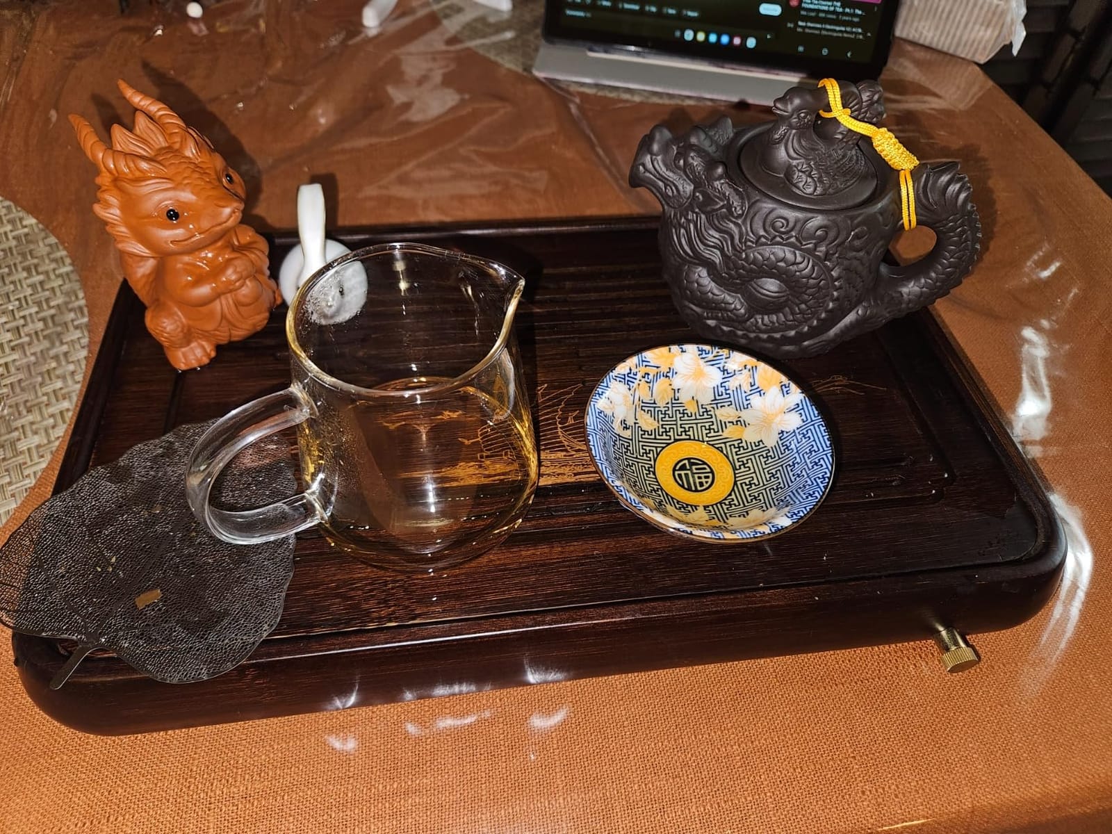 Teapot Chinese Dragon Phoenix Zisha Clay Gongfu Tea Pots Zini for Loose Tea (9oz) customer photo 1