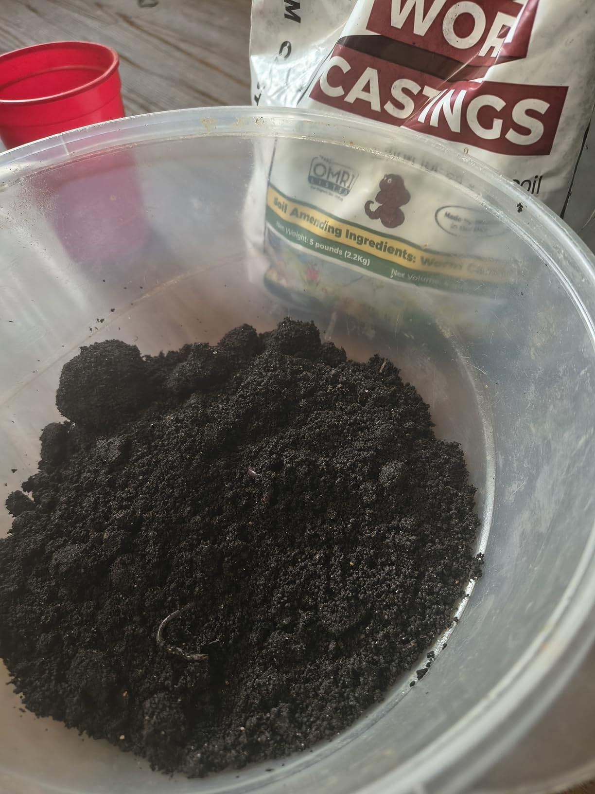 Brut Organic Worm Castings for Plants 5 LB - Natural Nutrients, Fertility Builder, Plant Food for Potting Soil and Garden Soil - Indoor and Outdoor Use customer photo 2