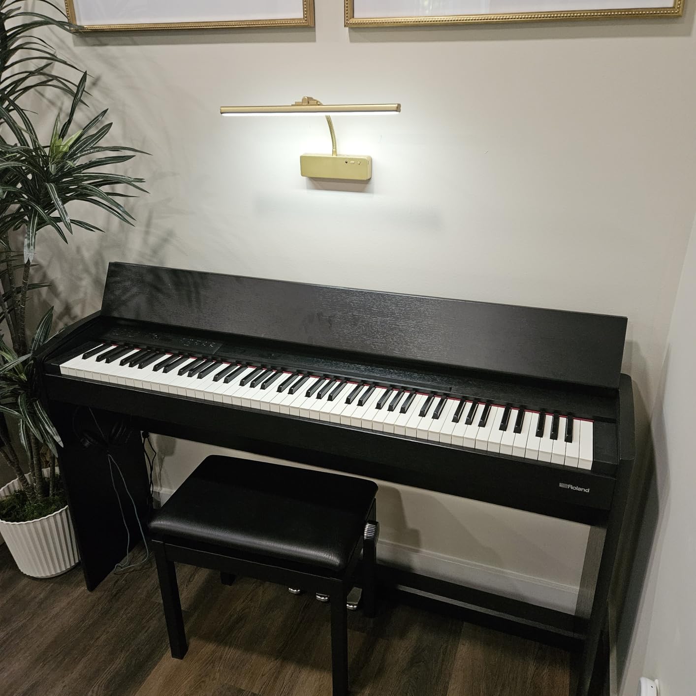 Roland F701-LA Digital Piano | The streamlined piano for the modern home. customer photo 1