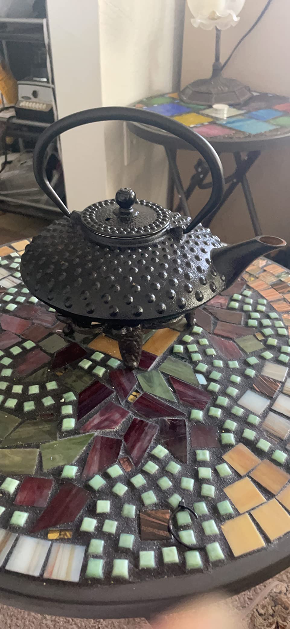 Velaze Cast Iron Teapot Set with Infuser,Japanese Style,2 Cups,700ML,23oz customer photo 1