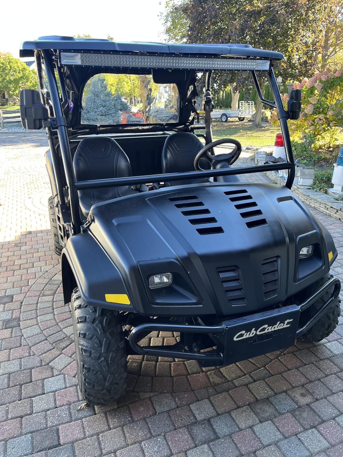 HECASA Universal Hard Top Roof Compatible with JD Gator 625 825i/Kawasaki MULE 4010/Bobcat 3400/Yamaha Rhino/Kawasaki Teryx/Full Size Polaris Ranger New Black customer photo 1
