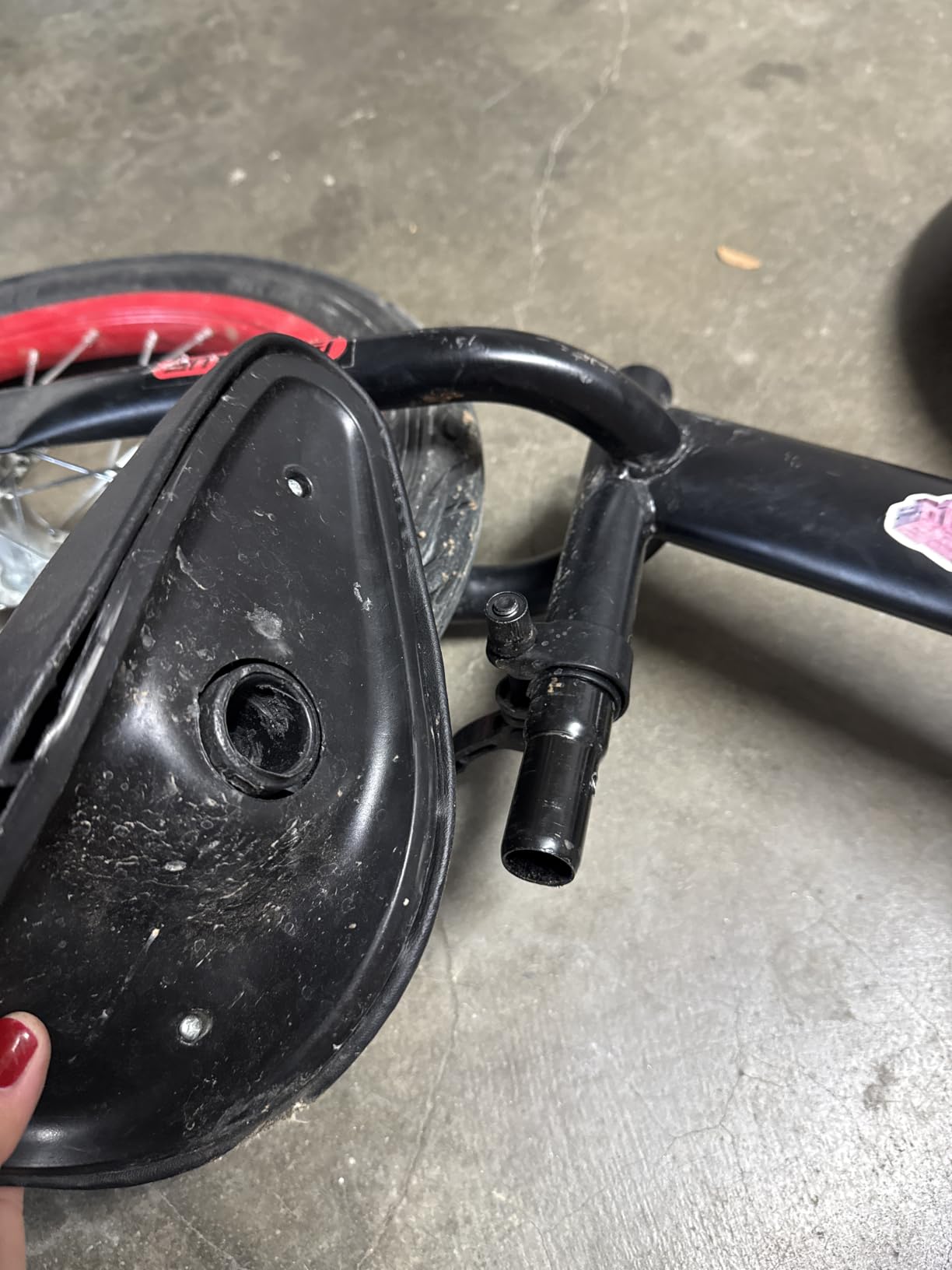 16 Inch Kids Balance Bike for 4-8 Years Old, Adjustable Seat customer photo 2