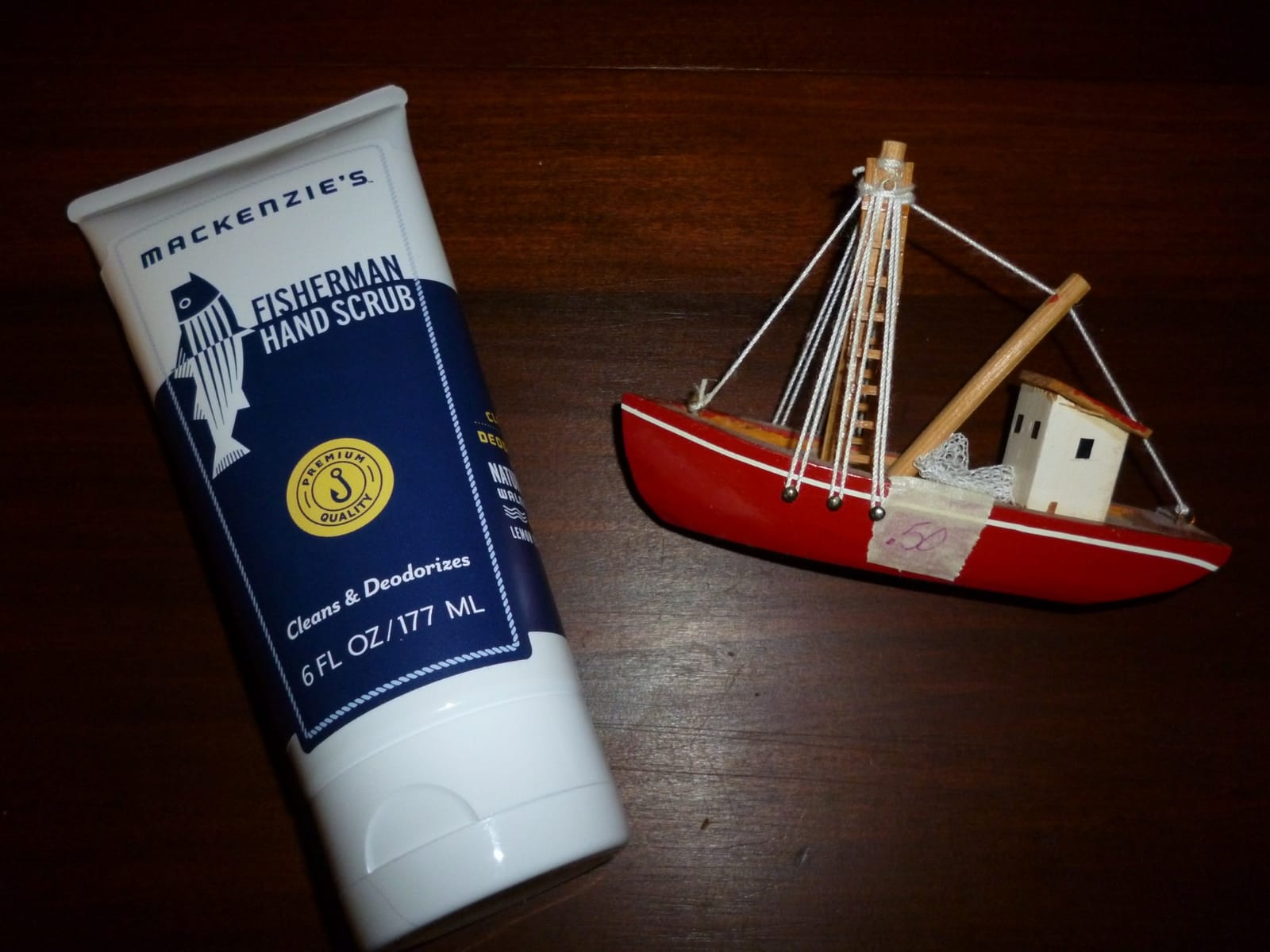 MacKenzie's Fisherman Hand Scrub – Hand Cleanser – Hand Deodorizer – 6 oz customer photo 1