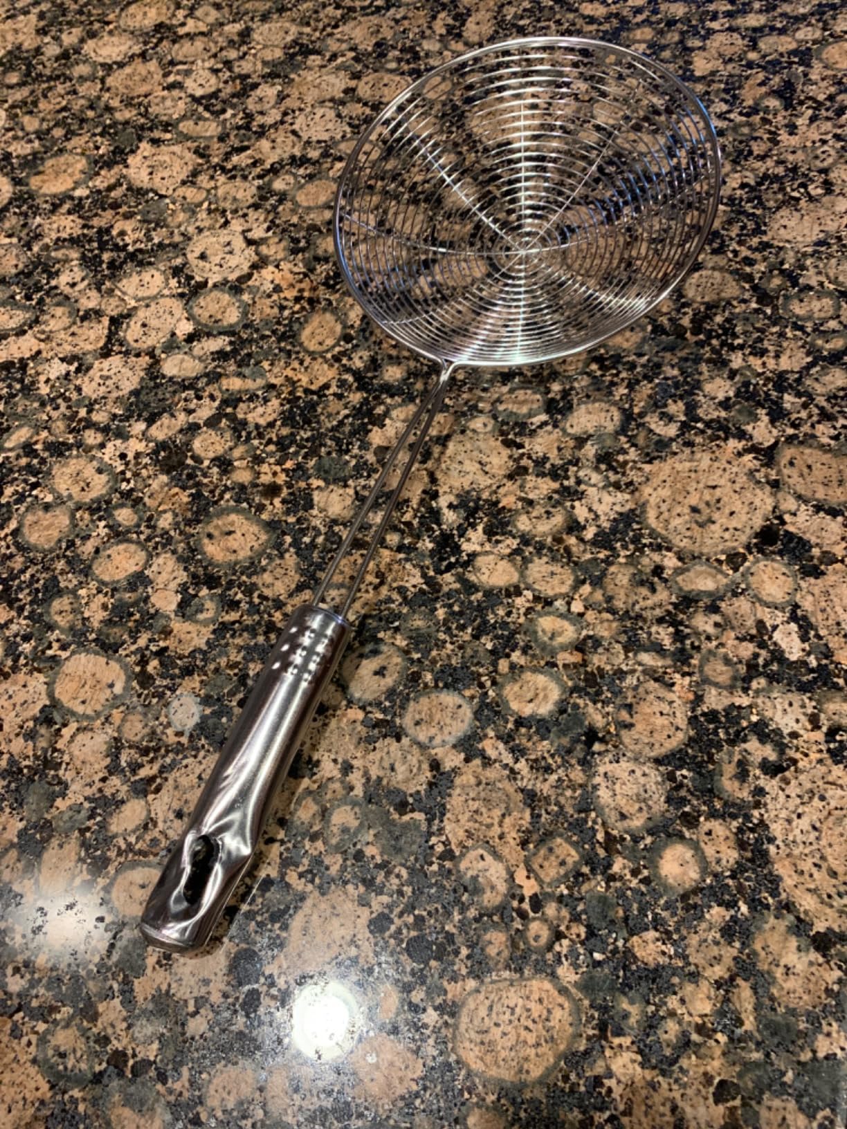 Versatile Stainless Steel Spider Strainer/Skimmer/Ladle for Cooking and Frying, Chirano Kitchen Gadgets Wire Strainer Pasta Strainer Spoon (6 Inch) customer photo 1