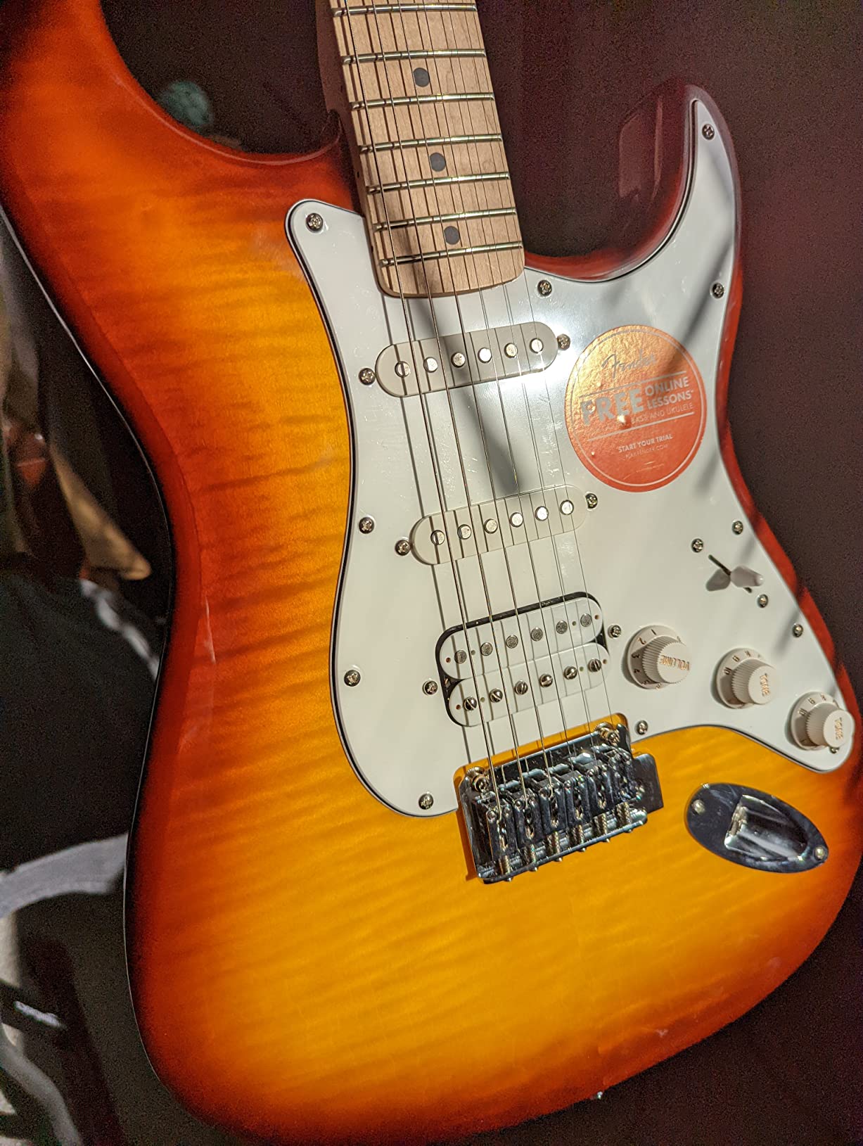 Squier Affinity Series Stratocaster FMT HSS Electric Guitar,Sienna Sunburst customer photo 1