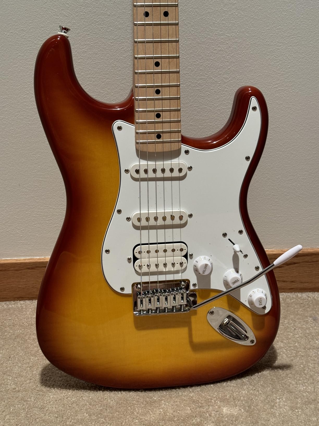 Squier Affinity Series Stratocaster FMT HSS Electric Guitar,Sienna Sunburst customer photo 2