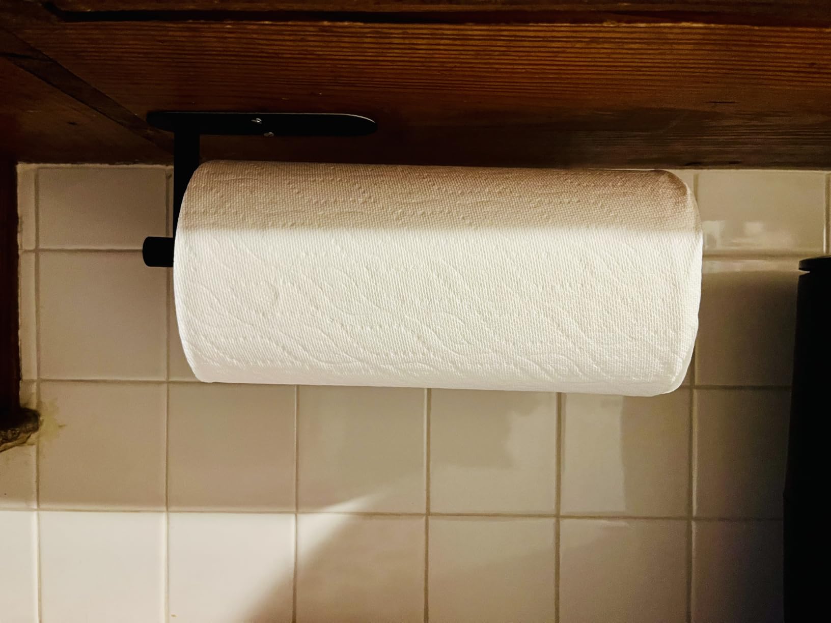 DEKAVA Paper Towel Holder Under Cabinet Wall Mount for Kitchen Paper Towel customer photo 1