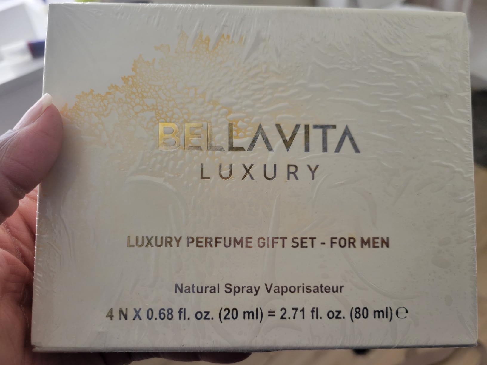 Bella Vita Organic Man Luxury Perfume Gift Set 4x20 ML for Men with Dominus, Oud, CEO, Impact Perfume|Woody, Citrusy Long Lasting EDP & EDC Fragrance Scent |80 ML customer photo 1