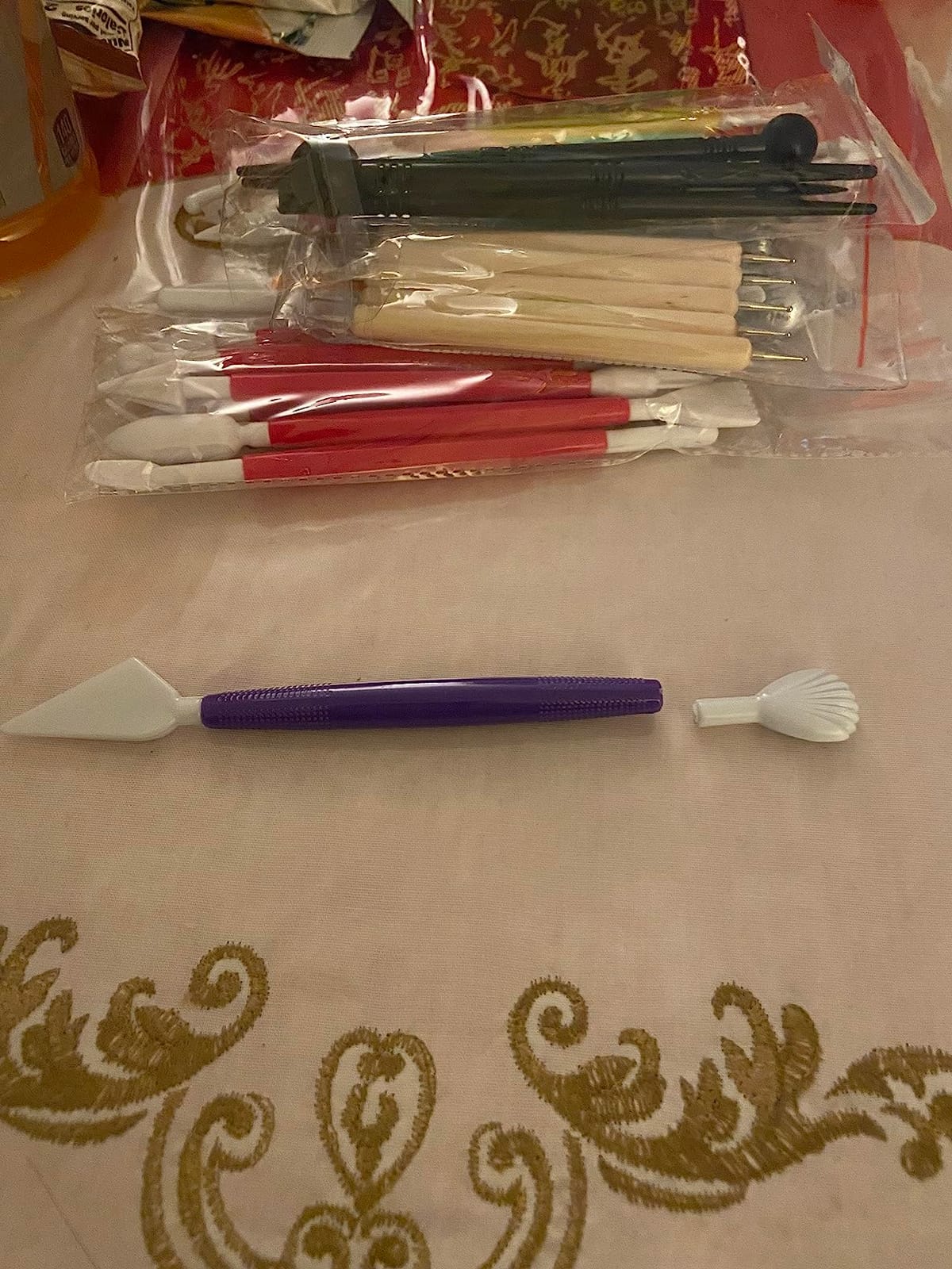 31pcs Fondant Cake Modeling Decorating Hand Sculpting Tools Kit for Cookie Cake Decorating, Sugarcraft Sculpture Pottery customer photo 1