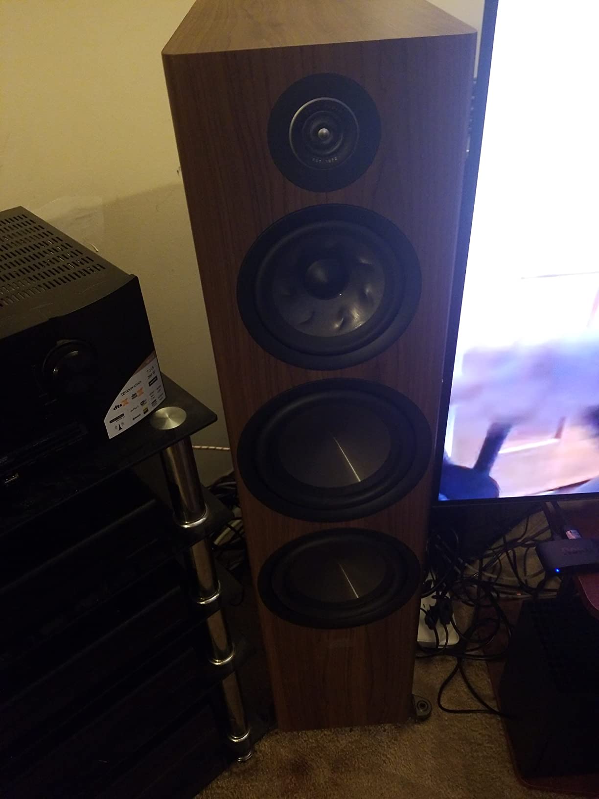 Reserve Series R700 Tower Speaker for Home Theater, Black | 1