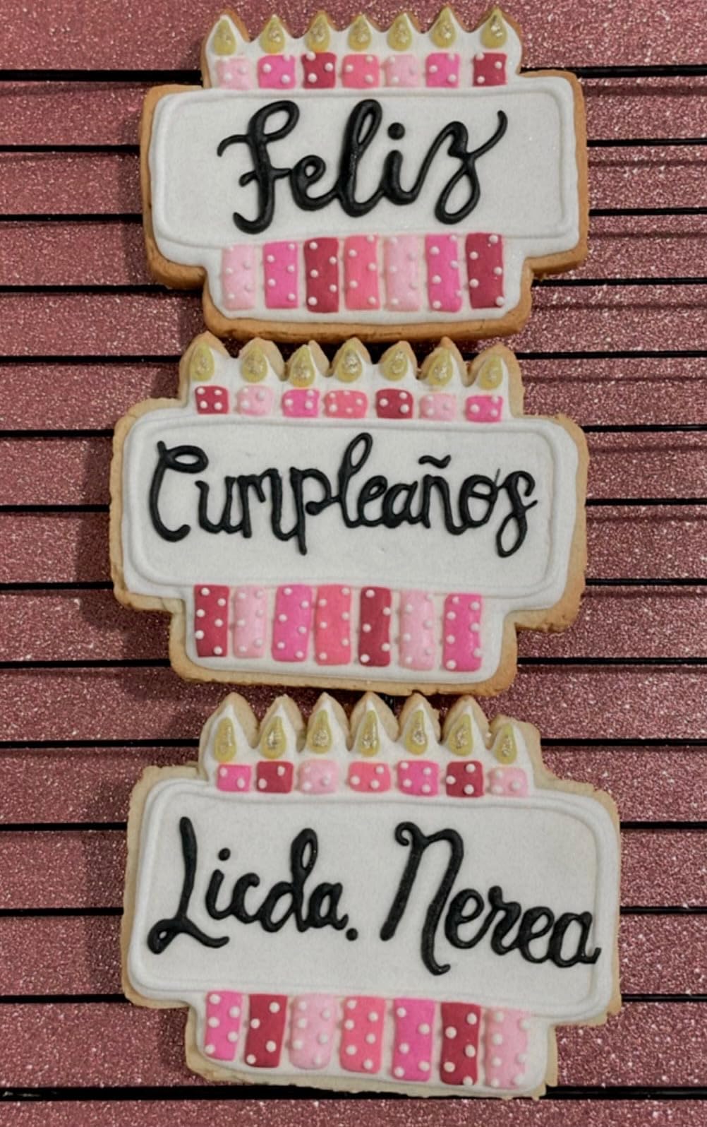 Cookie Decorating Kit Cookie Decorating Supplies with 1 Acrylic Turntable, 6 Cookies Fondant Brushes 6 Scribe Needle Royal Icing Tools customer photo 1
