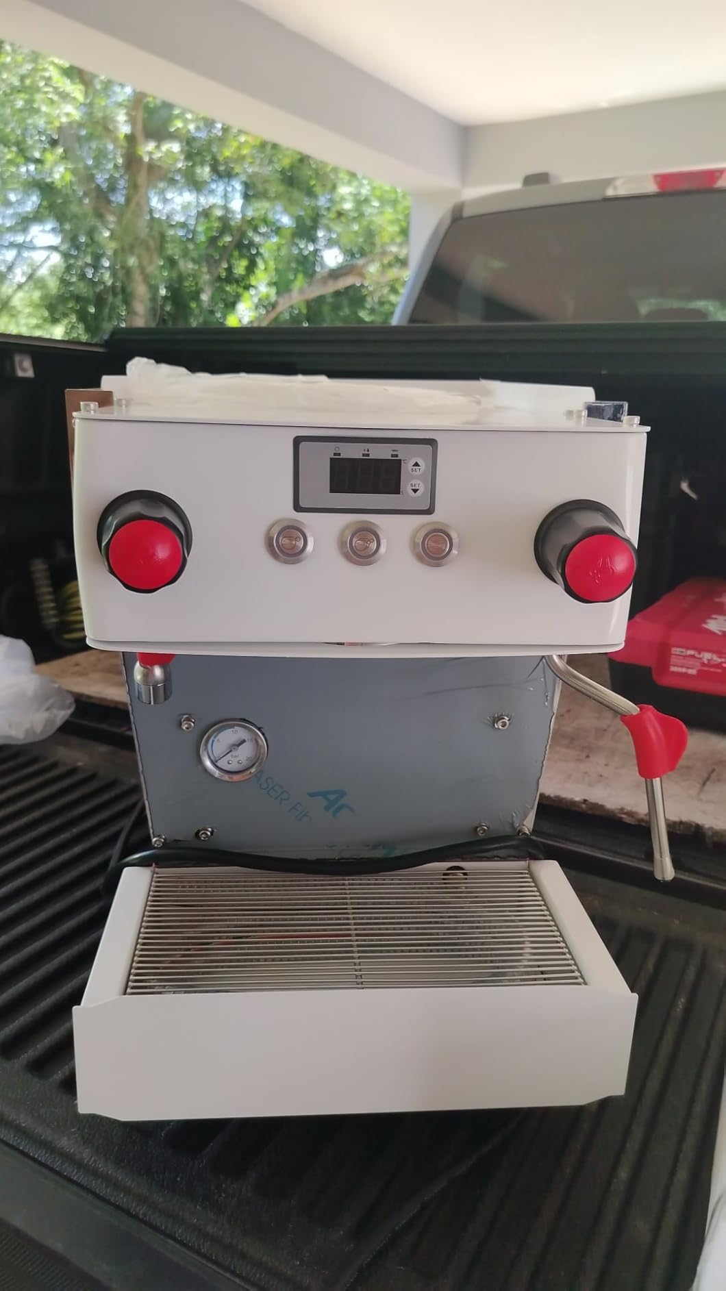 KB01-PA Commercial Espresso Coffee Machine, 110 Volt, Venti Cup Espresso Maker with Milk Frother Steam Wand, 9 Bar Pressure customer photo 2