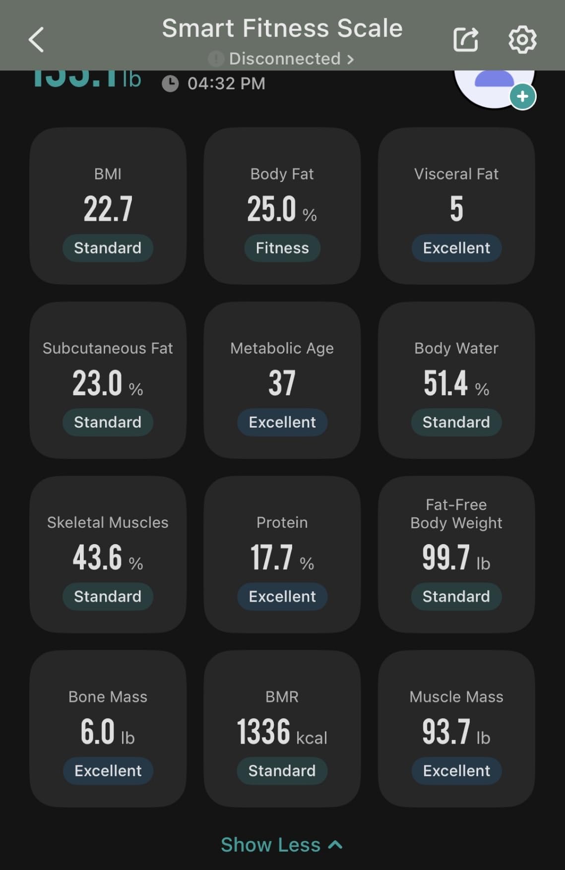 Etekcity Smart Scale for Body Weight, Body Fat and BMI, FSA Eligible customer photo 1