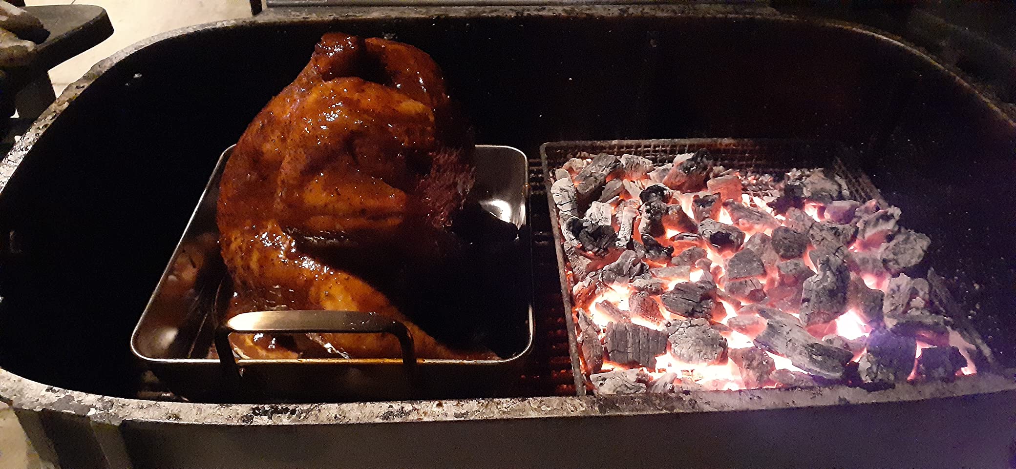 HaSteeL Roasting Pan, Beer Can Chicken Holder Rack & Oil Brush Set customer photo 1