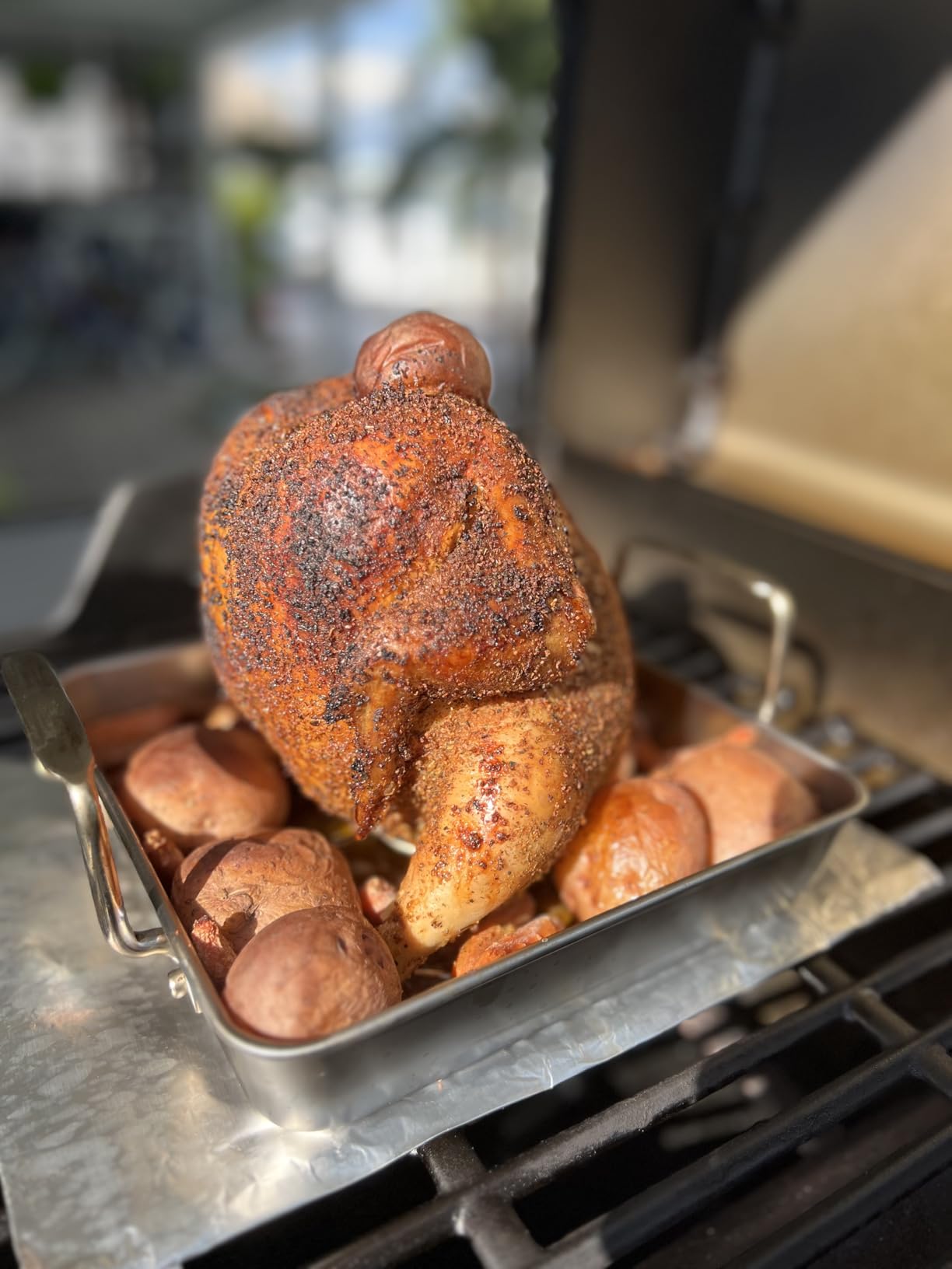 HaSteeL Roasting Pan, Beer Can Chicken Holder Rack & Oil Brush Set customer photo 2