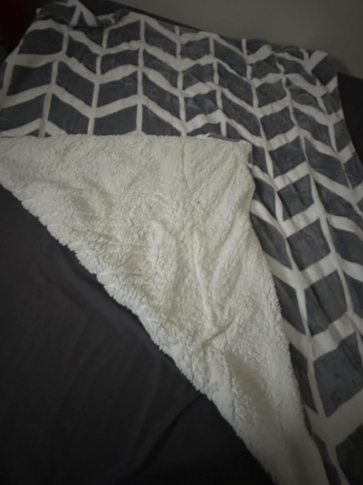 VENTIMI Heated Throw Blanket, 5 Heat Levels & 3 Hours Auto Off, Grey customer photo 2