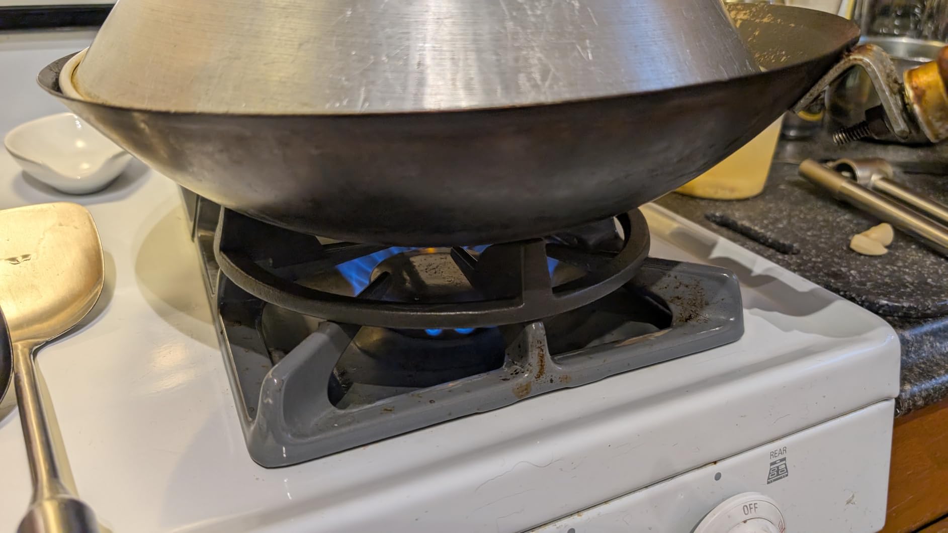 Charbrofire Wok Ring, Replacement Parts Cast Iron Wok Support Ring for Gas Stove Burner Grate Samsung, GE, Kitchenaid, LG, Whirlpool, Frigidaire, Kenmore Etc Gas Stove Stand Rack Accessories customer photo 1