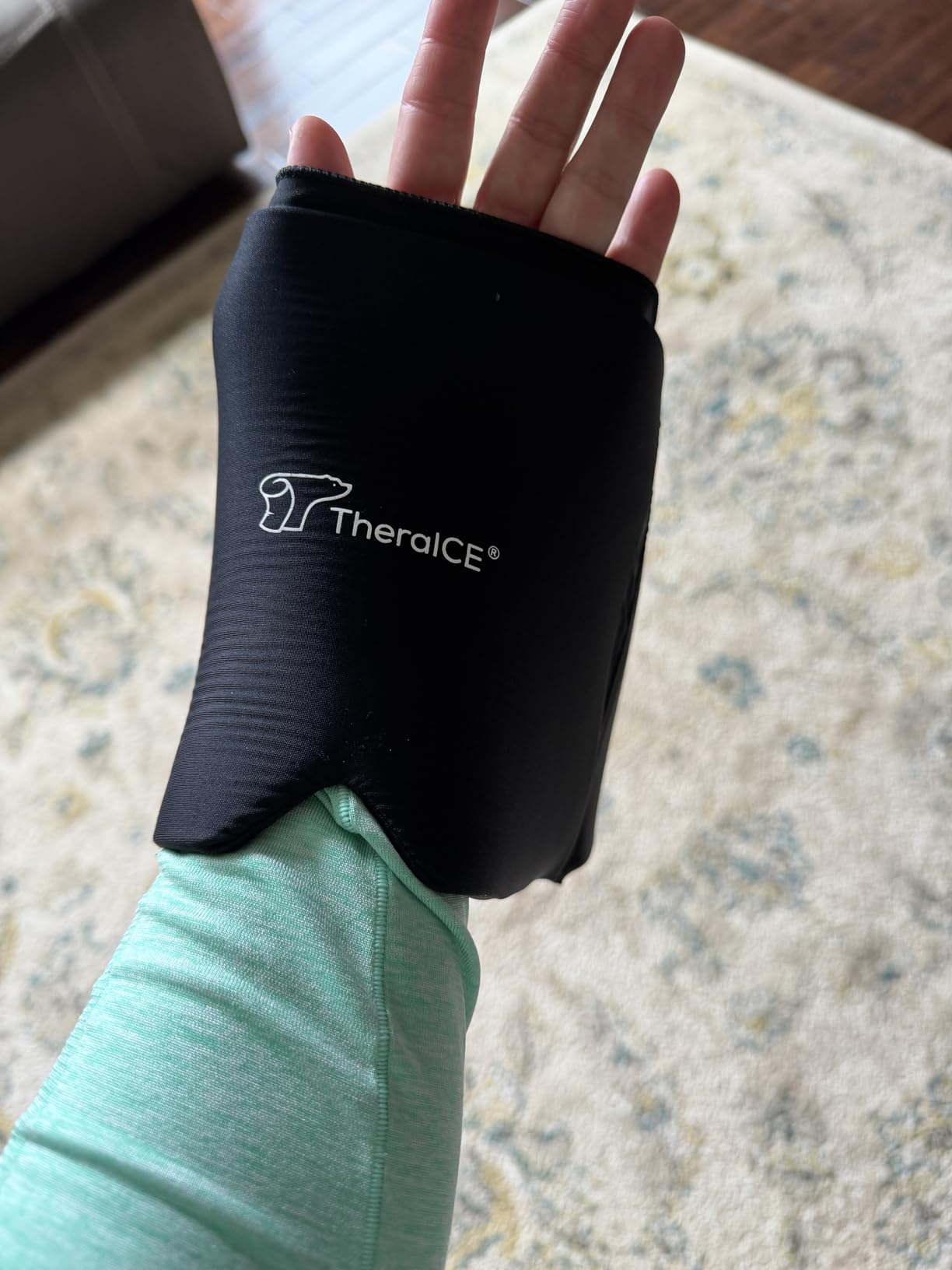 TheraICE Headache Relief Cap for Women, Headache Hat Migraine Ice Pack Mask customer photo 2