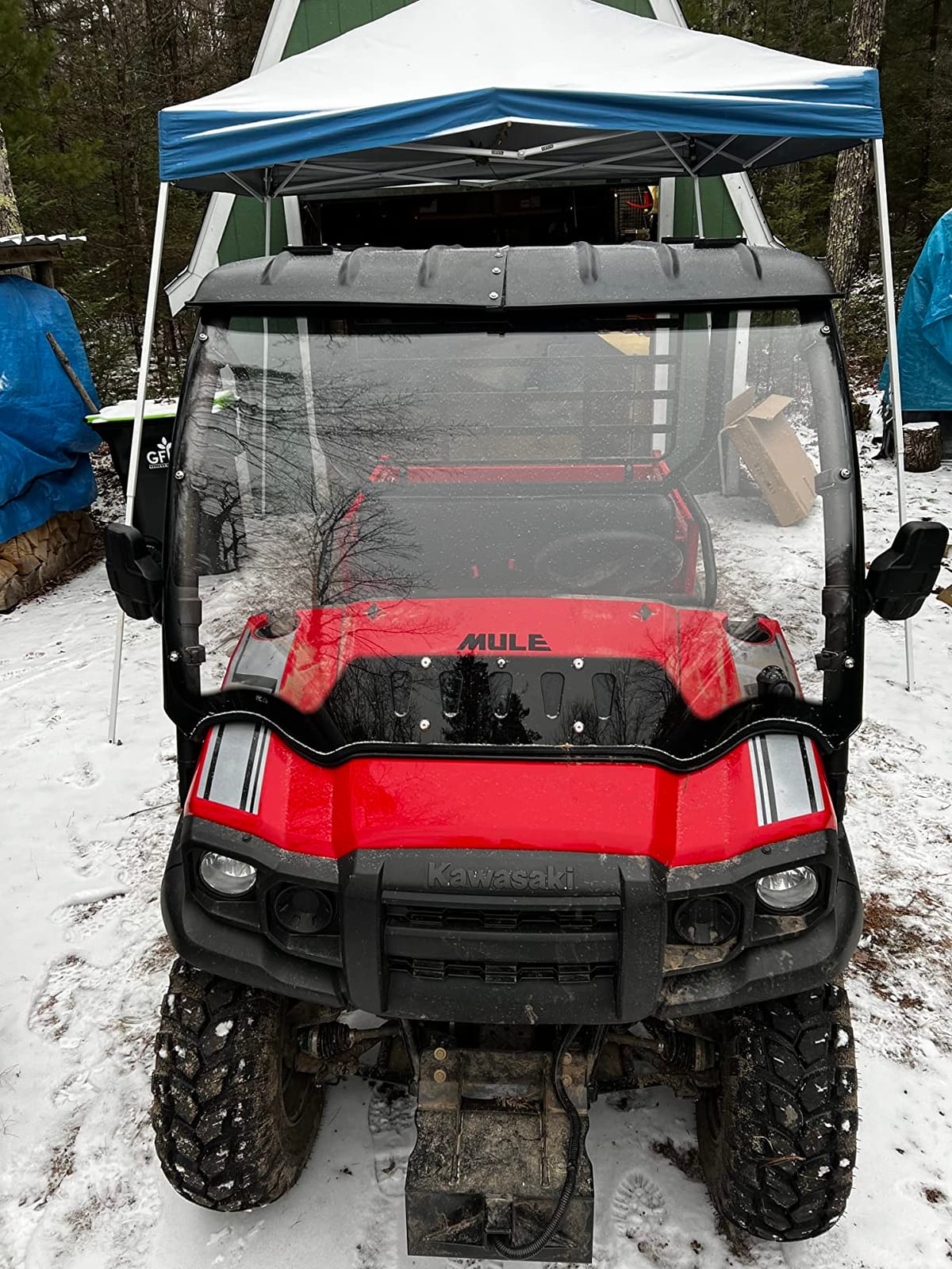 HECASA Hard Roof Top Compatible with 2005-2026 Kawasaki Mule 600 610 customer photo 2