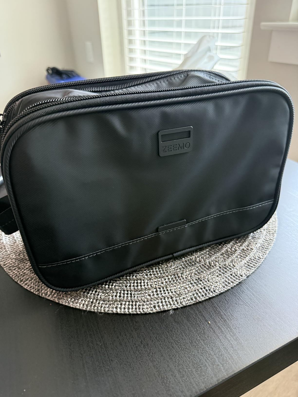 ZEEMO Travel Toiletry Bag for Men, Full Open Dopp Kit with Dual Compartment customer photo 2