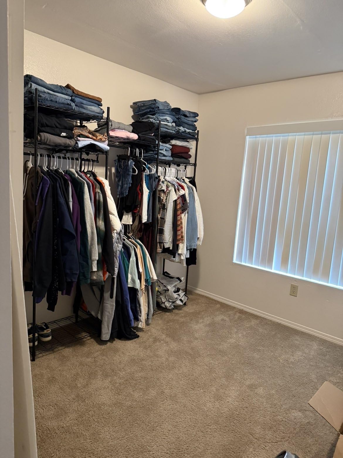 VIPEK V5 Heavy Duty Clothes Rack, Freestanding Modular Closet System, Black | 890 lbs Load, 4 x 23.6 in hanging rods, 8 x shelves (2 adjustable), Supports expansion with accessories customer photo 2