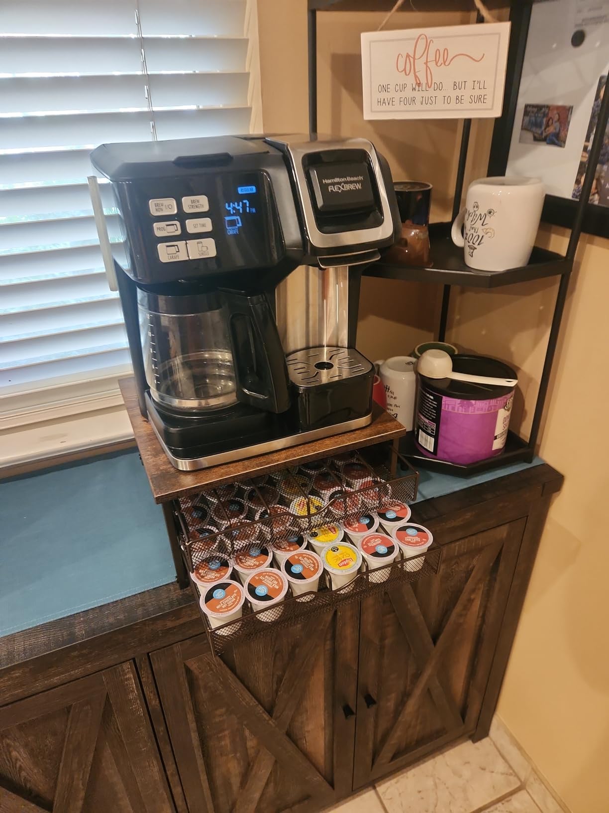 Coffee Pod Holder for Counter,2-Tier Coffee Pod Drawer for K-Cup Pods customer photo 2
