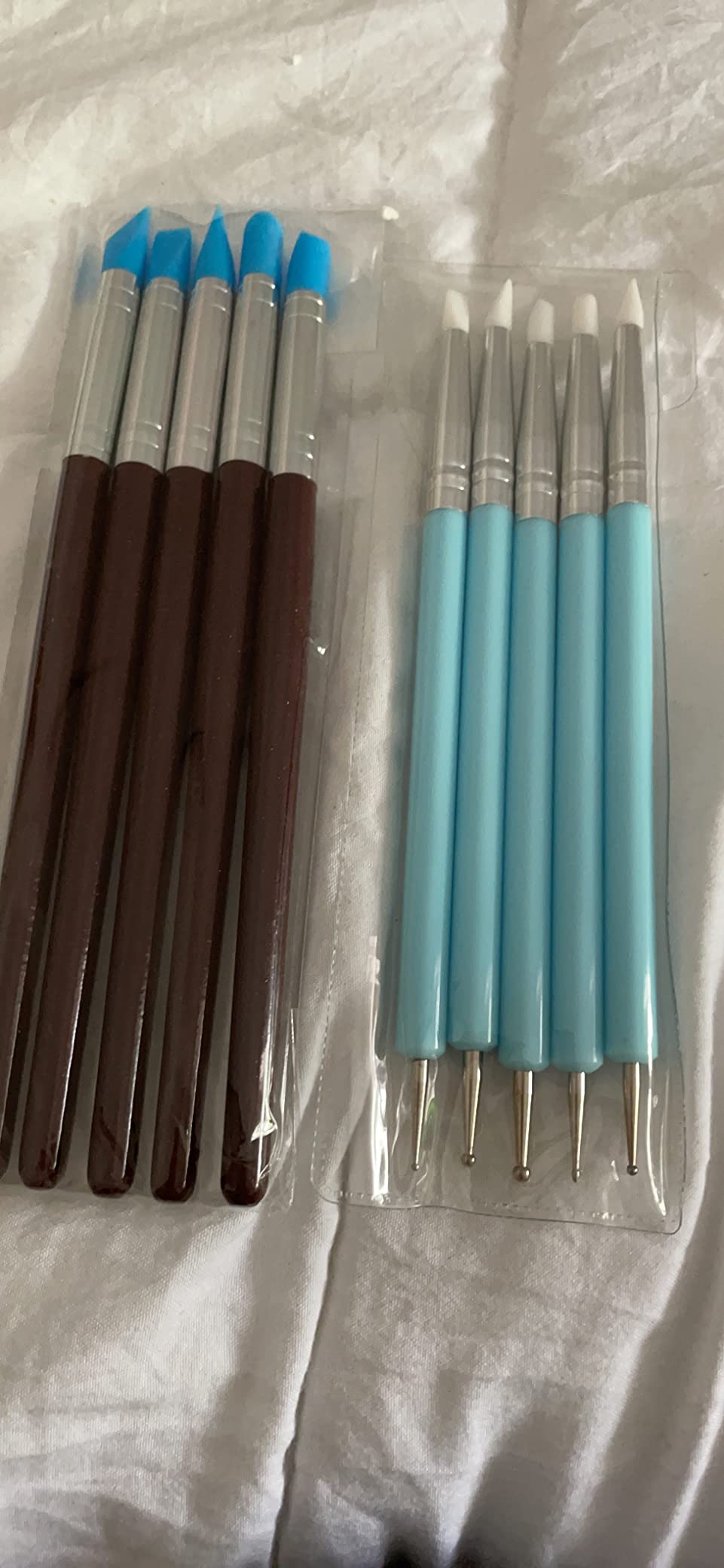 Clatoon 10Pcs Silicone Clay Sculpting Tool, Modeling Dotting Tool customer photo 1